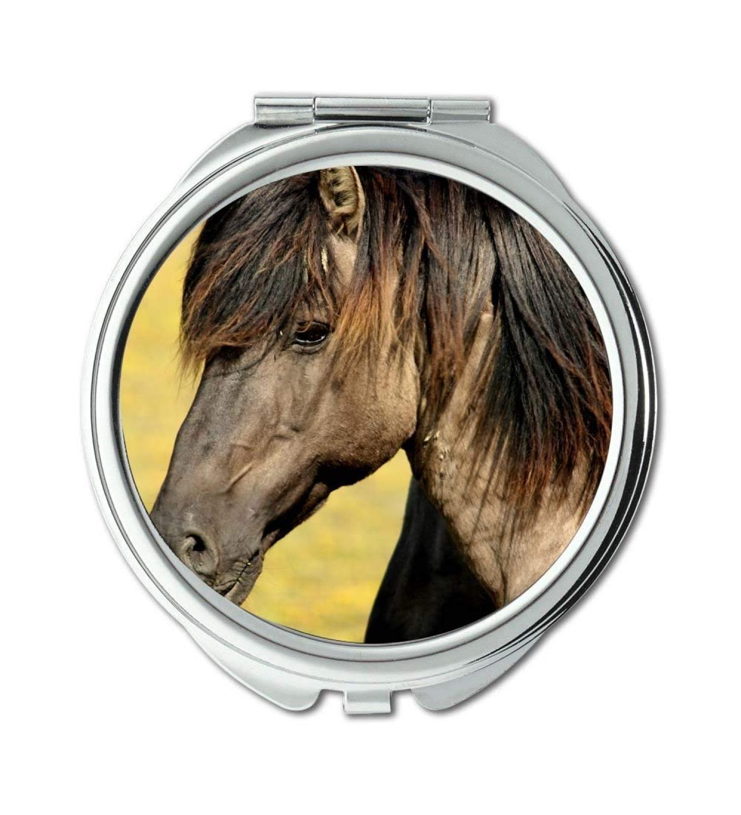YENDOSTEEN Mirror Travel Mirror animals closeup horse pocket mirror portable mirror - Buy Online on GoSupps.com