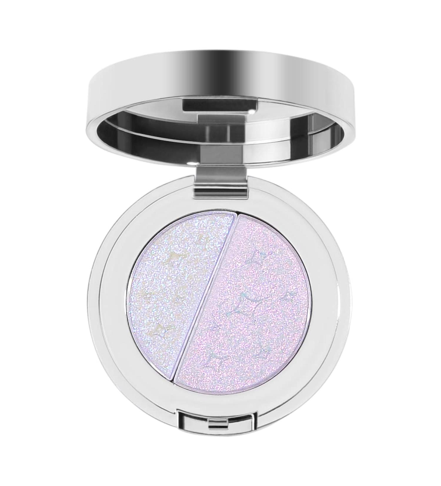 Serseul Chameleon Highlighter Palette - Color Shifting Glitter Eye Shadow & Silky Texture Makeup, H02 Aurora - Buy Online on GoSupps.com