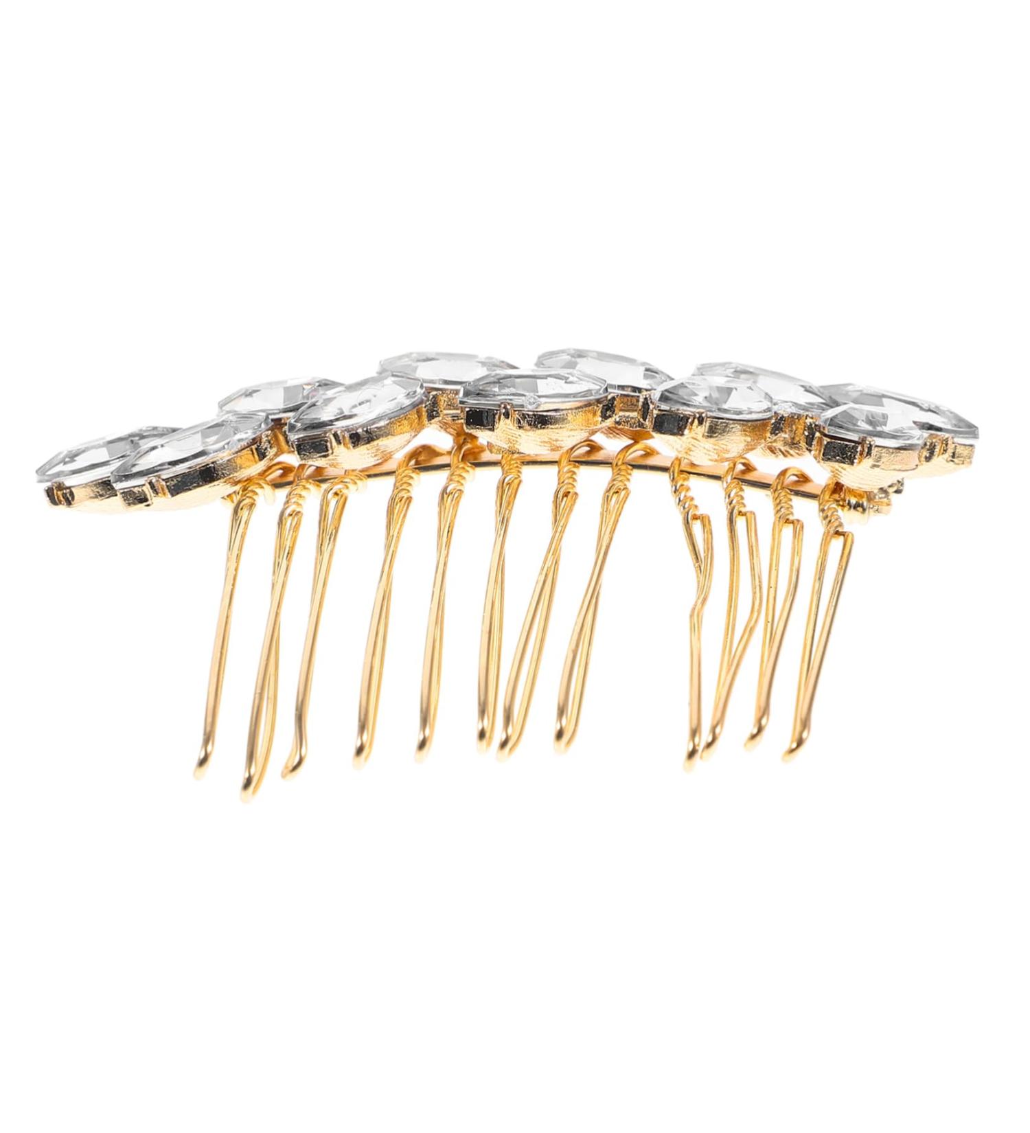 DOITOOL Fashionable Diamond Hair Accessories Wedding Hair Accessories Hair Pin Wedding Decor Hair Clips Hair Barrettes Bride Hair Clip Horse Eye Hair Comb Crystal Women's - Buy Online on GoSupps.com