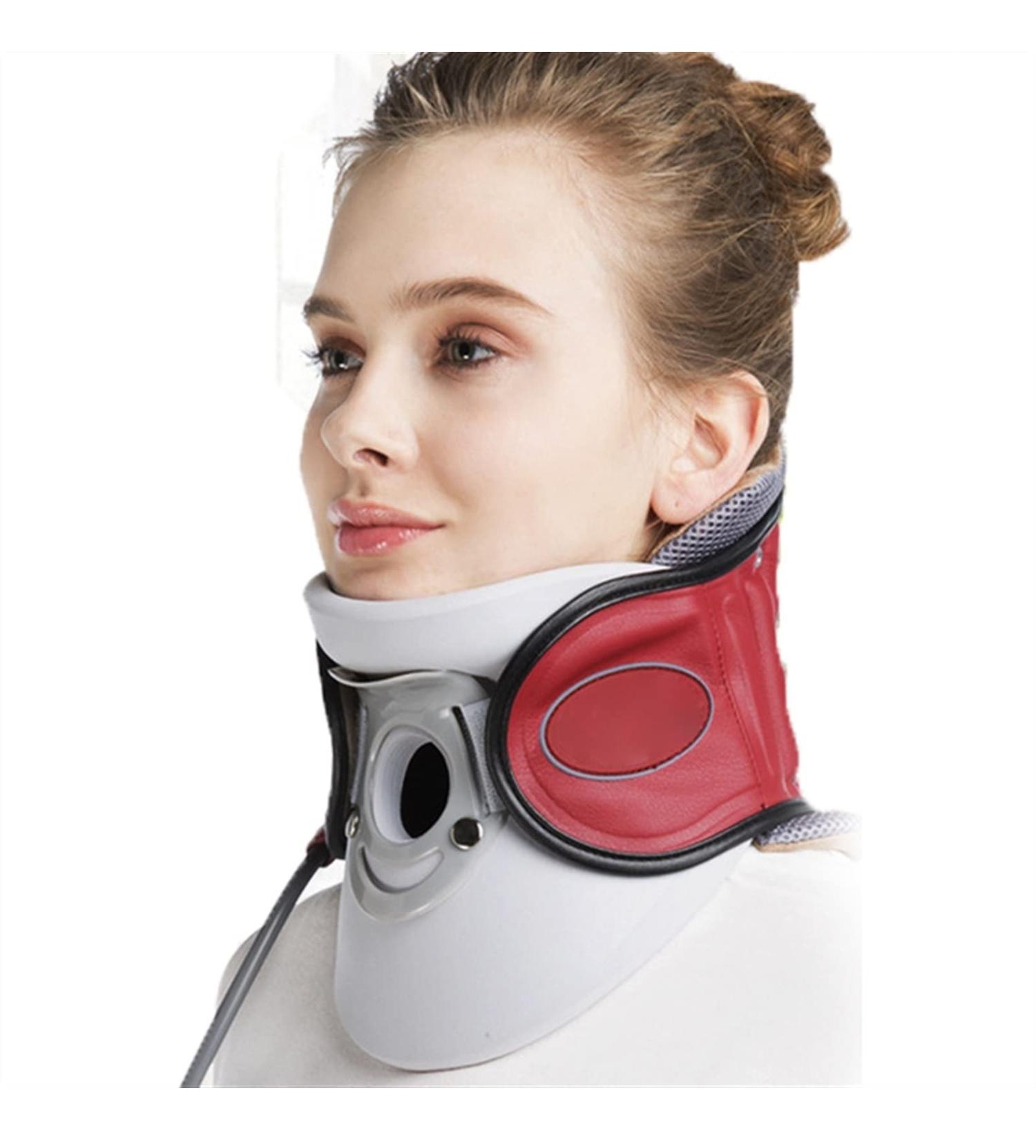 Adjustable Cervical Traction Collar - Inflatable Neck Device for Home Use | Improve Spine Alignment & Comfort - Buy Online on GoSupps.com