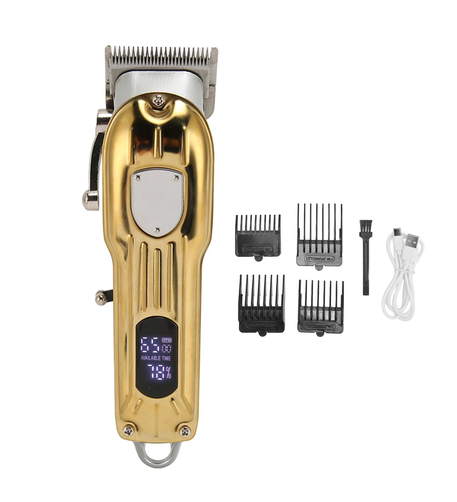 Electric Hair Clipper Set Stainless Steel Home Haircut Grooming Set 2000mah USB Charging Sharp Blade Multifunctional Electric Hair Trimmer - Buy Online on GoSupps.com
