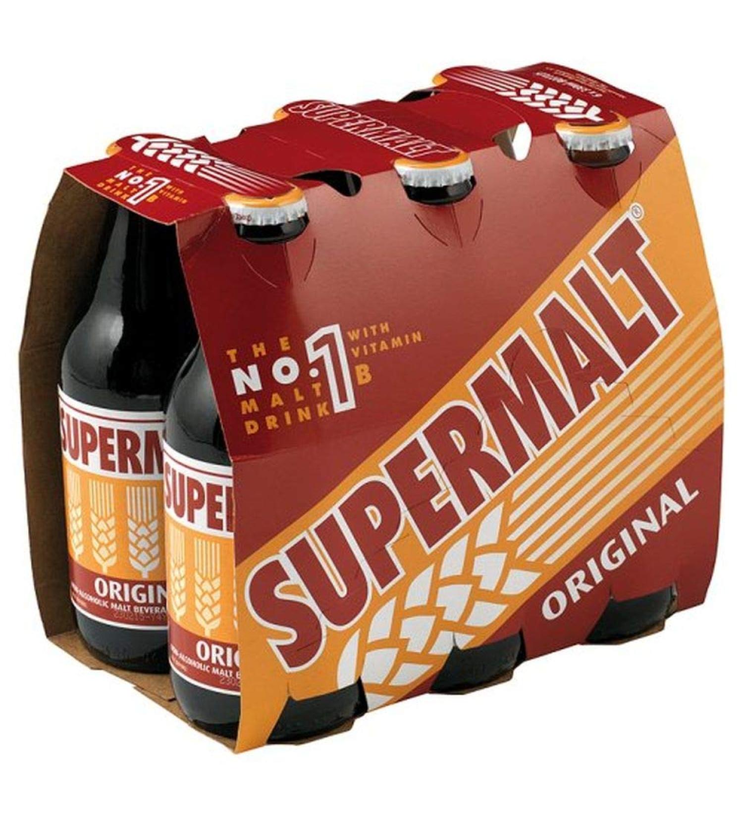 Supermalt Bottles 6 x 330 ml