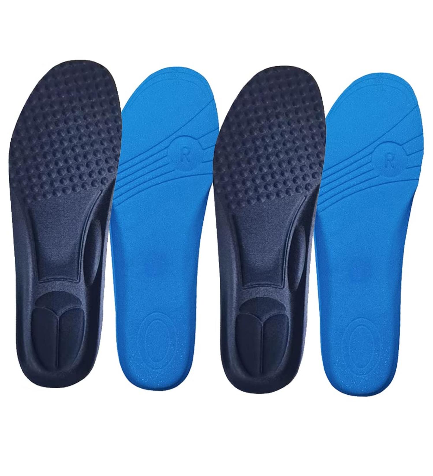 High Impact Sport Shoes Insoles - Navy Blue Running Sneakers Replacement for Women and Men - Buy Online on GoSupps.com
