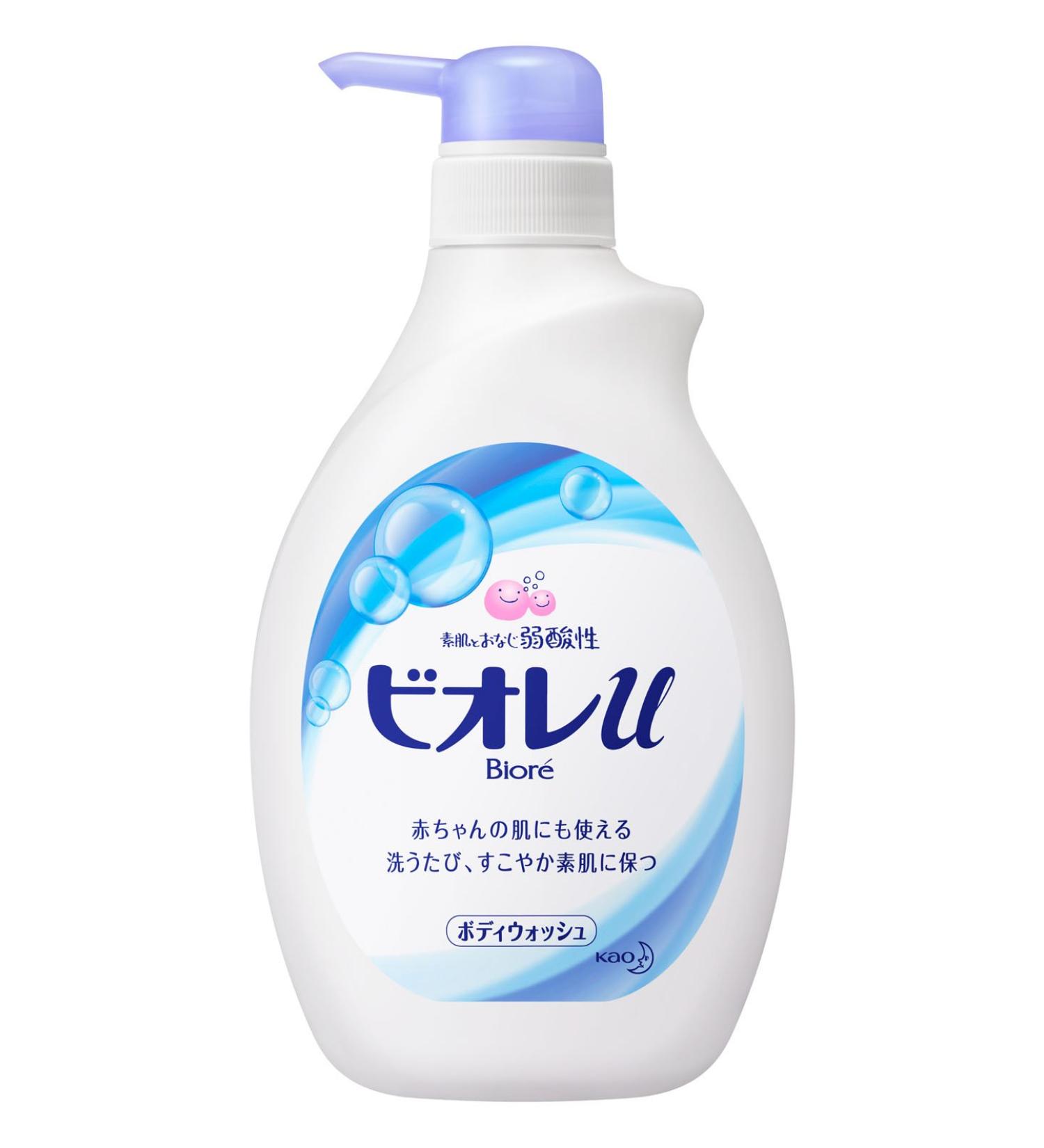 Biore U Bodywash - Fresh Floral Scented - Pump 480mL Health and Beauty