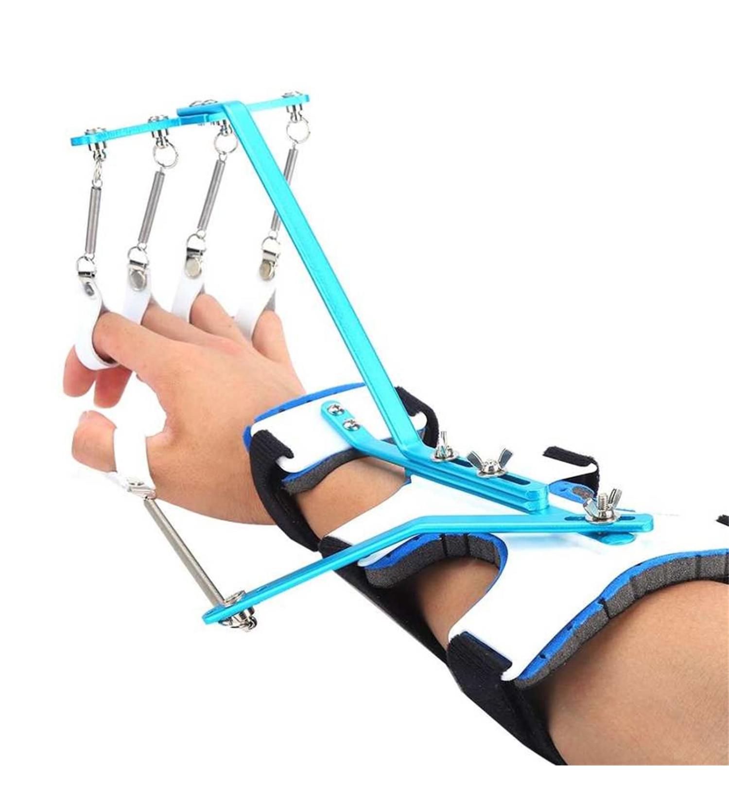 ZZBB Hand Rehabilitation Training Equipment Finger Splint Protector Orthotics Medical Wrist Finger Orthosis Tendon Recovery Exercise for Stroke Hemiplegia Patients - Buy Online on GoSupps.com