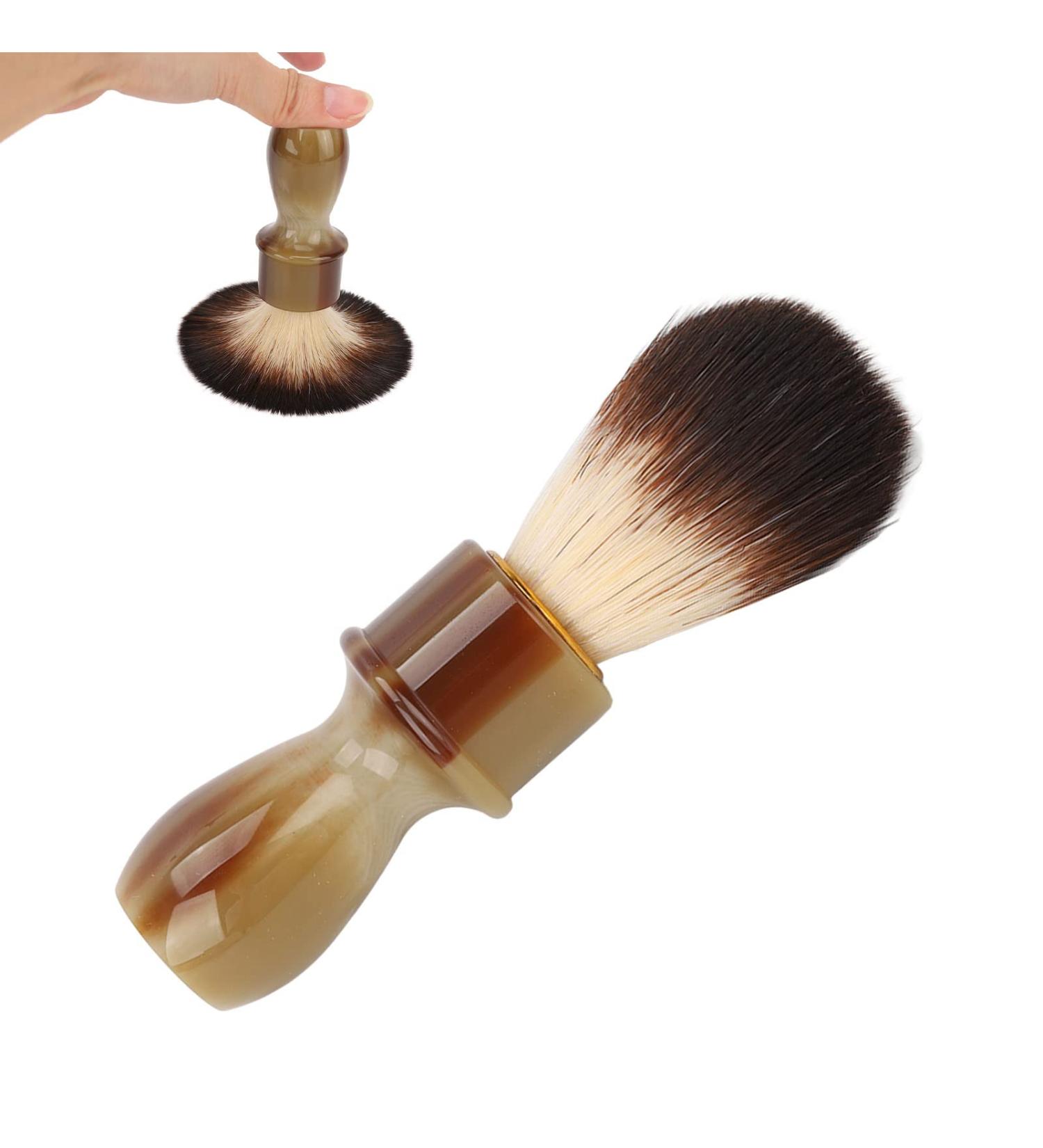 Men's Ergonomic Shaving Brush - Professional Facial Care Tool for Home & Salon Use - Buy Online on GoSupps.com