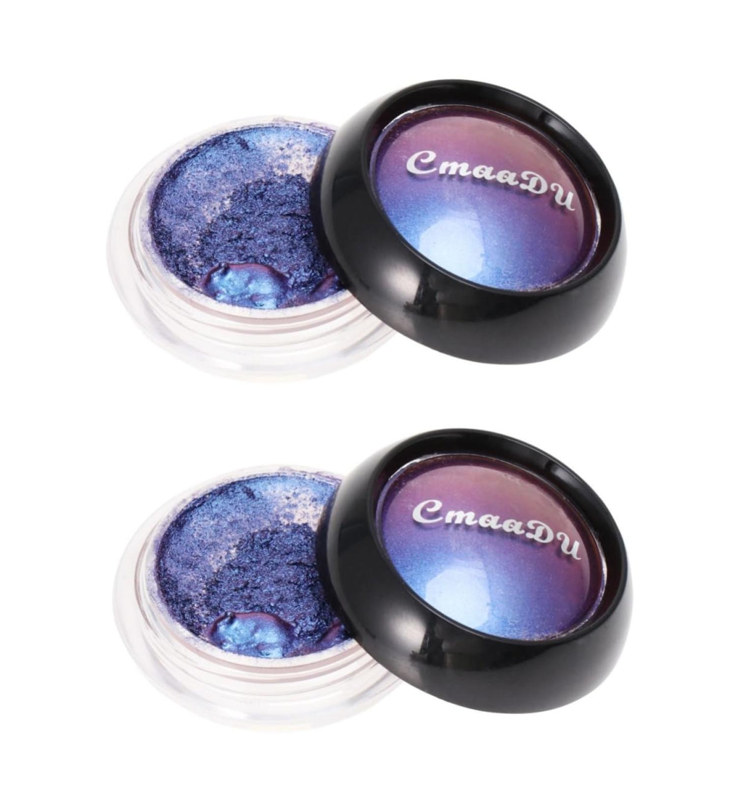 Angoily 2pcs Eye Shadow Makeup Eyeshadow Powder Eyeshadow Makeup Eyeshadow Palette Diamond 1 count (Pack of 1) Bluex2pcs - Buy Online on GoSupps.com
