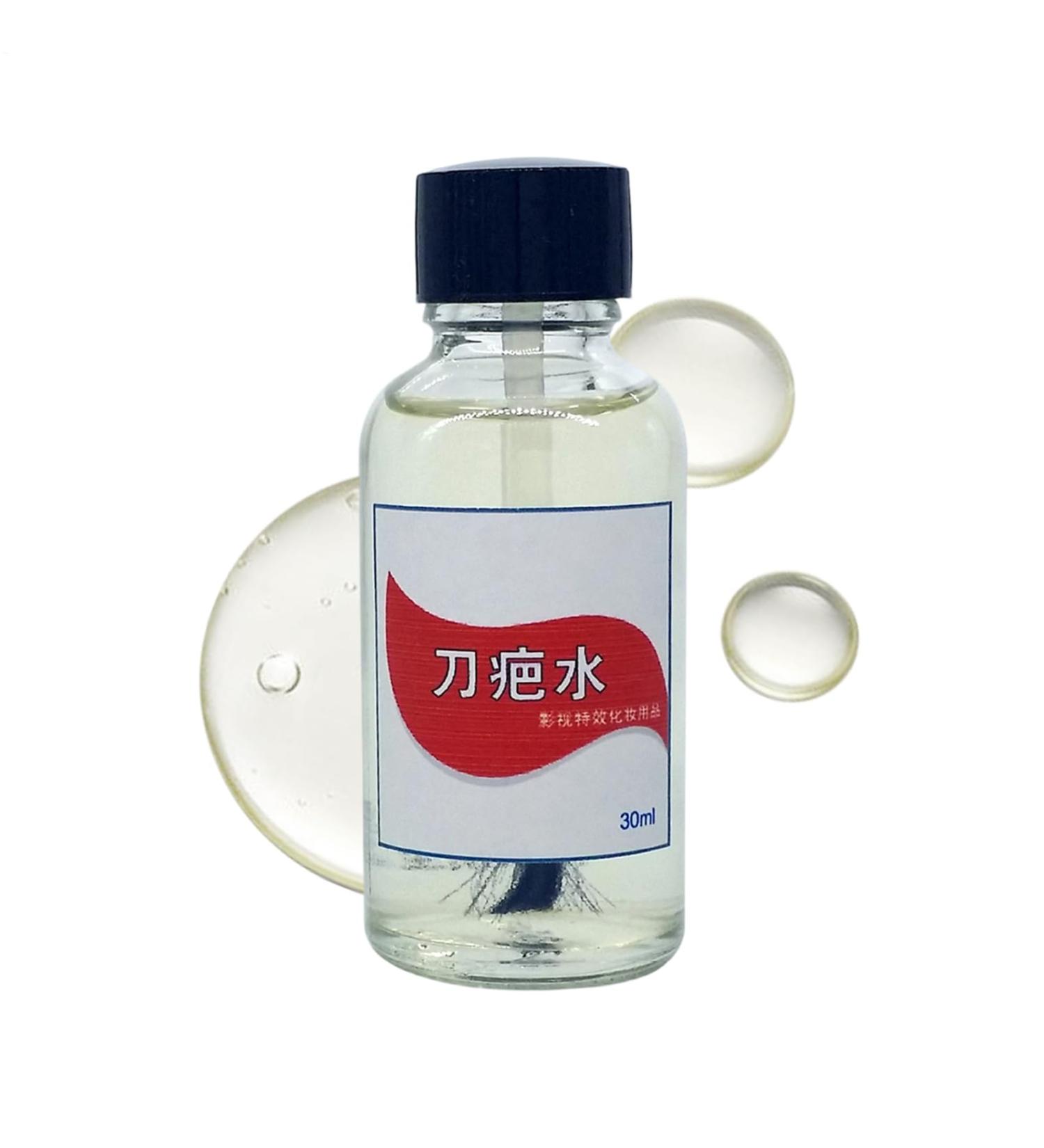 Halloween Scar Makeup Liquid 30ml Long-Lasting Cosplay Body Paint | Realistic Halloween Scar Liquid For Escape Rooms Theater Performances Short Films Carnivals - Buy Online on GoSupps.com