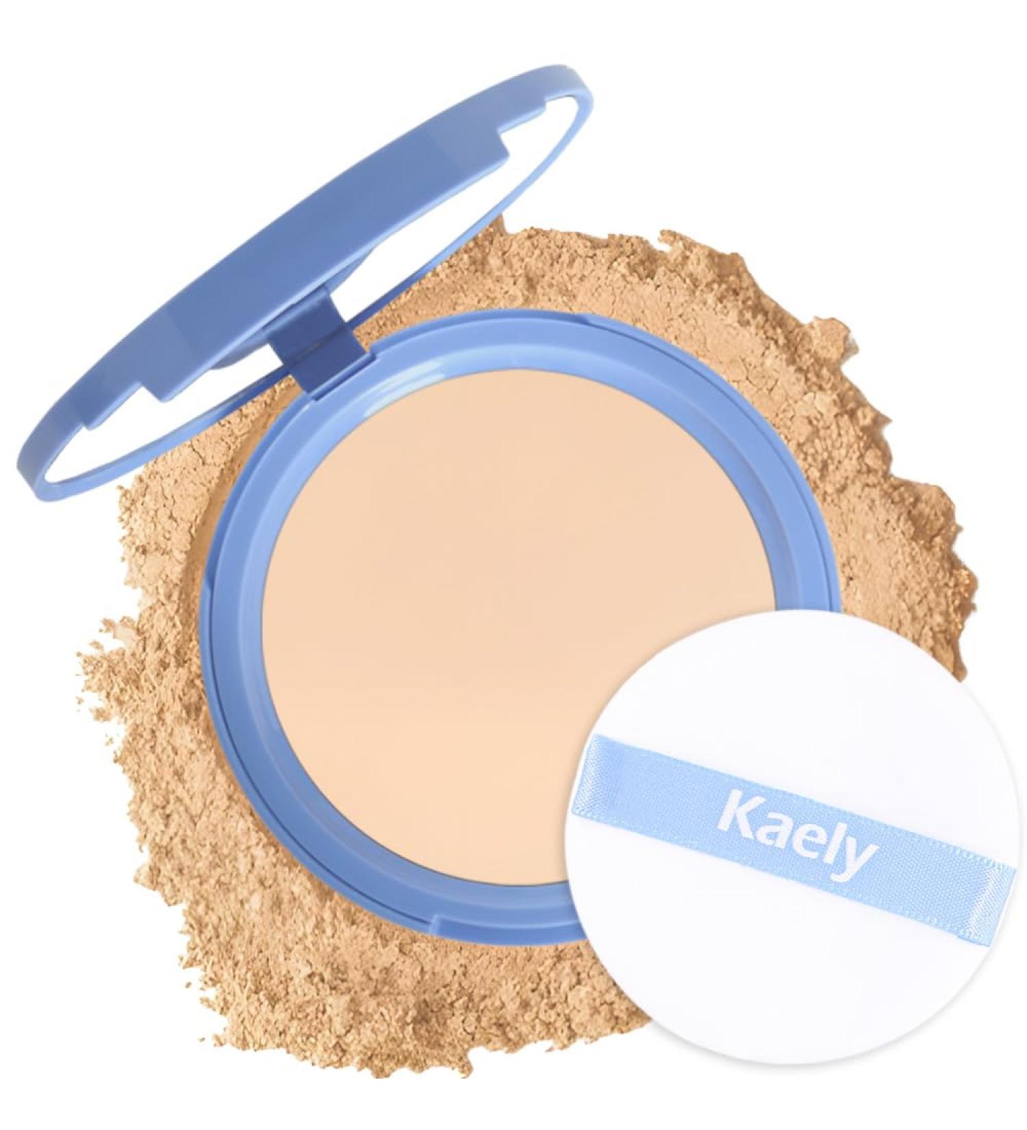 Kaely Oil Control Matte Perfection Face Powder | Waterproof Long Lasting Cruelty Free Makeup - Natural Beige 0.35oz - Buy Online on GoSupps.com