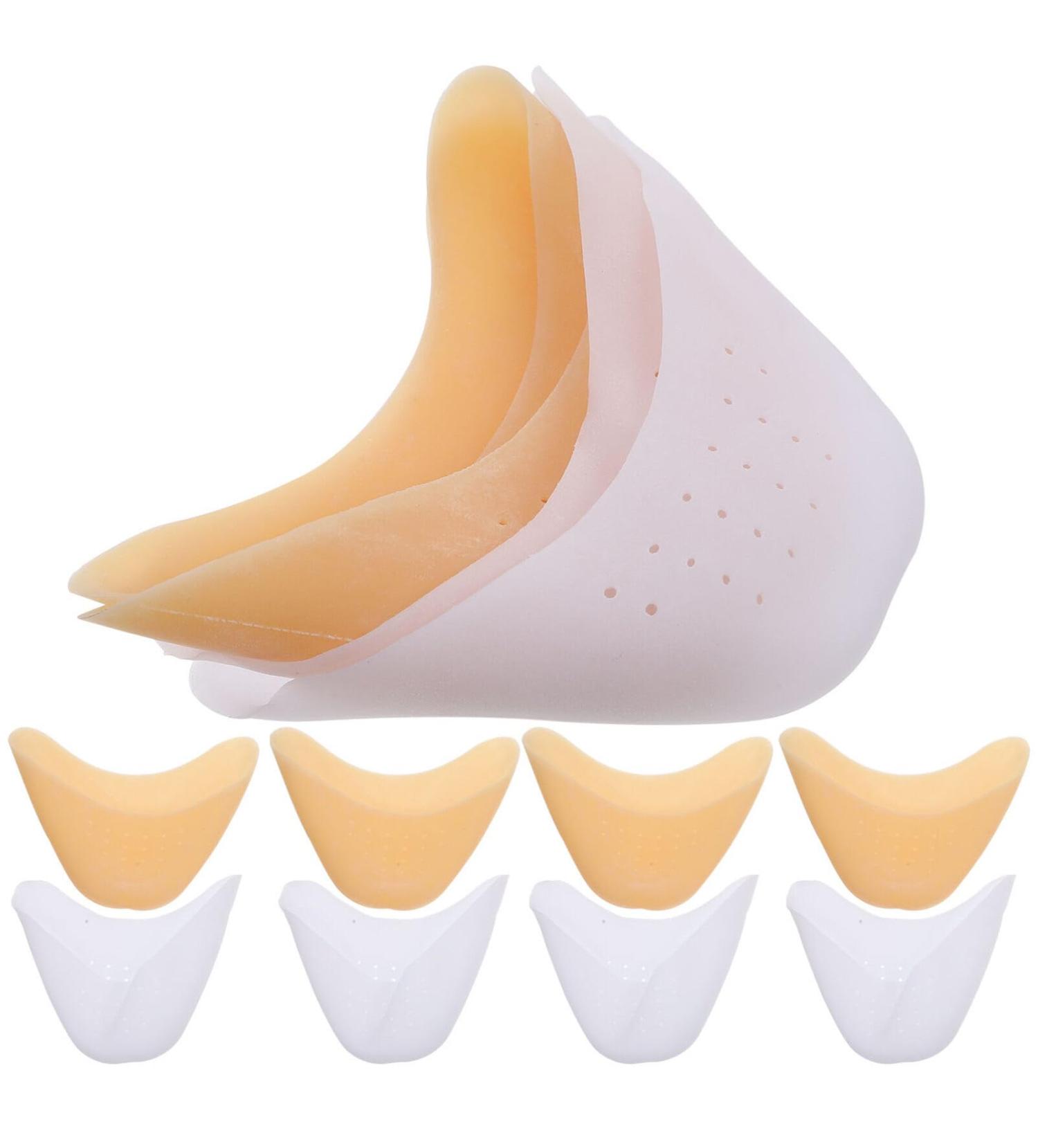Silicone Gel Toe Pads for Ballet Dance Shoes - Set of 6 Pairs | Toe Covers for Women & Men Dancers | High Wedges & Topper Socks Included - Buy Online on GoSupps.com