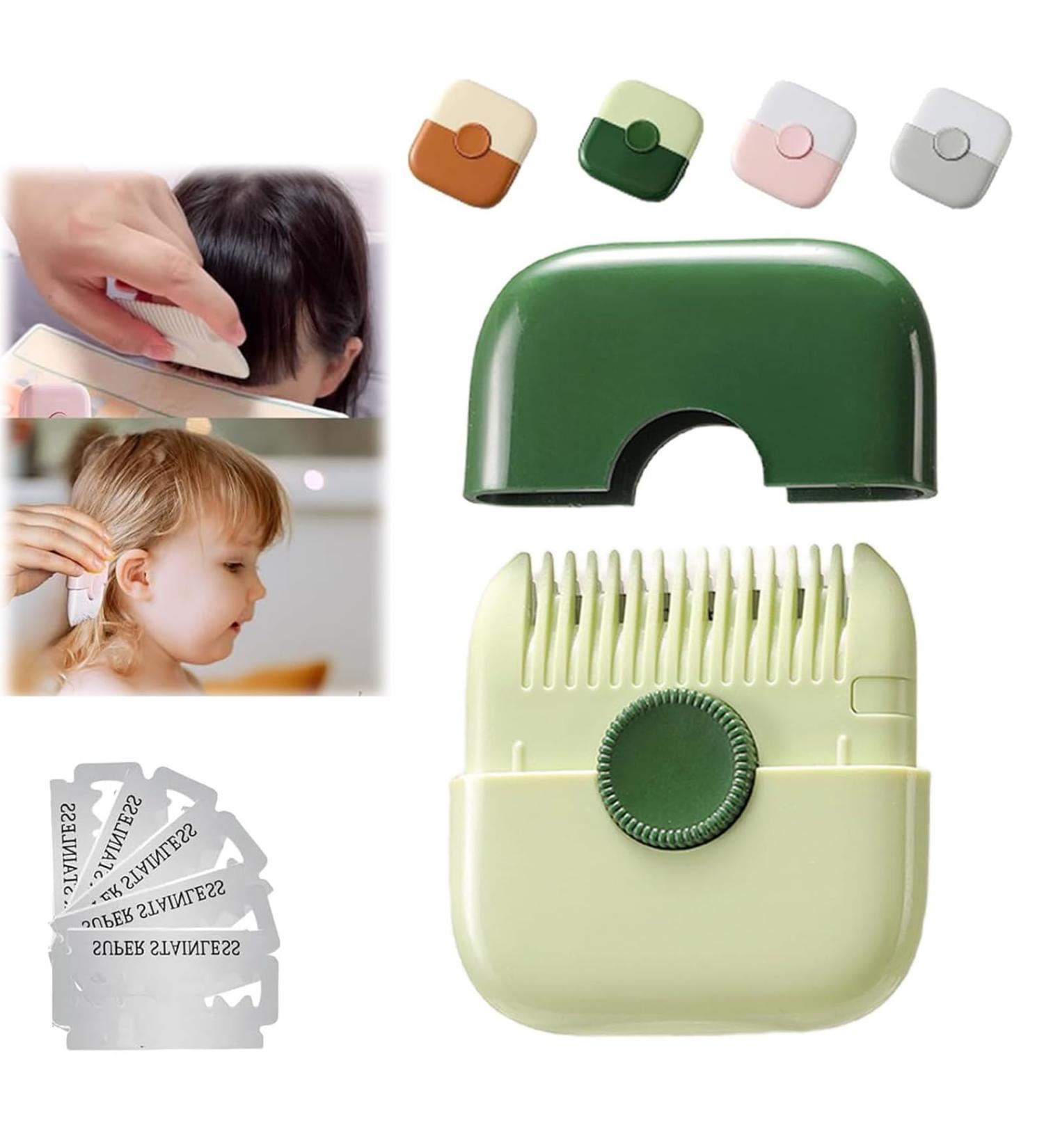 Trimpocket 2 in 1 Hair Trimmer & Comb for Kids | Split End Trimmer with Replaceable Blades - International Shipping Available - Buy Online on GoSupps.com