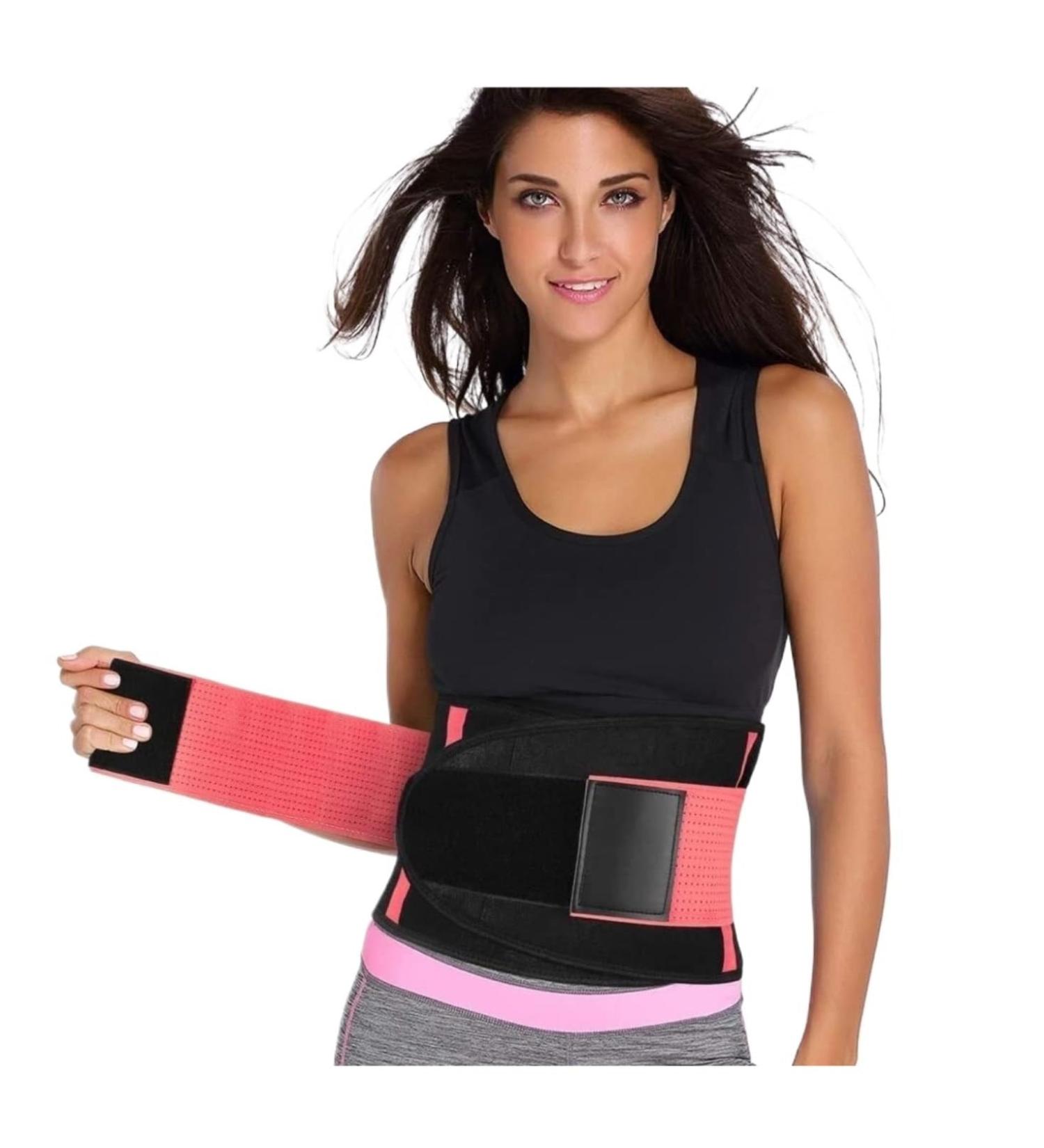Back Brace Lumbar Support Back Brace Waist Decompression Belt Spine Breathable Lumbar Support Corset Waist Belt(Pink XX-Large) XX-Large Pink - Buy Online on GoSupps.com