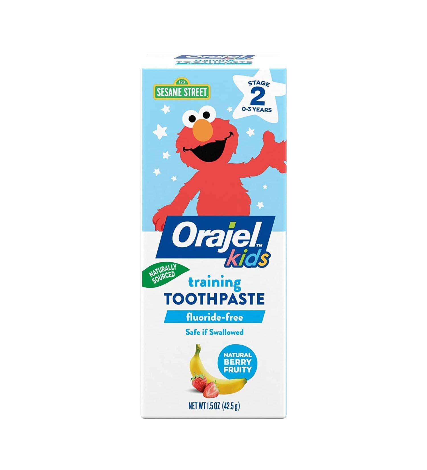Orajel Toddler Training Toothpaste Berry Fun 1.50 oz (Pack of 4) - Buy Online on GoSupps.com
