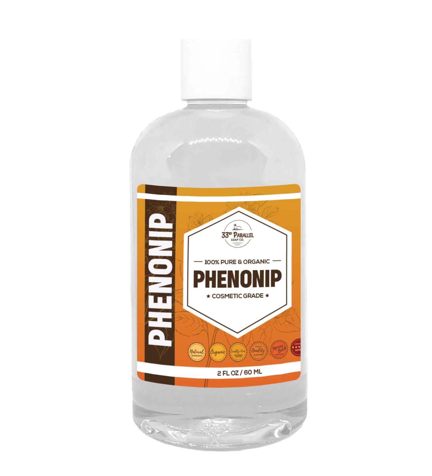 33RD PARALLEL SOAP CO. Phenonip Preservative (2oz) | Broad Spectrum Cosmetic Preservative for Lotions, Creams, Scrubs & Haircare Enhances Product Stability & Shelf Life | 2 OUNCES - Buy Online on GoSupps.com
