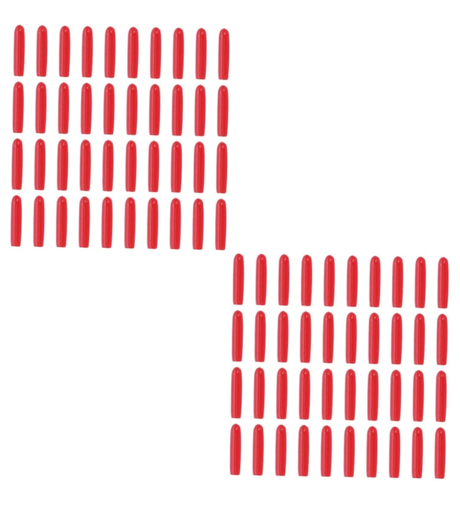 Stahad 240 STK Twilight Lane Eyelash Sink Protection - Silicone Tweezer & Scissors Cover (Red 2pcs) | Premium Eyelash Extension Accessories - Buy Online on GoSupps.com