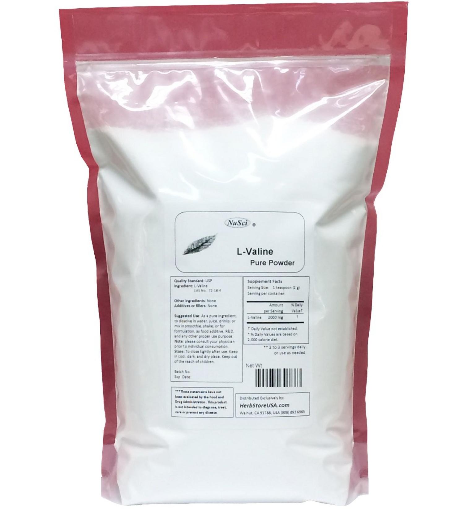 L-Valine Pure Powder (227g (8.0 oz)) 8 Ounce (Pack of 1) - Buy Online on GoSupps.com