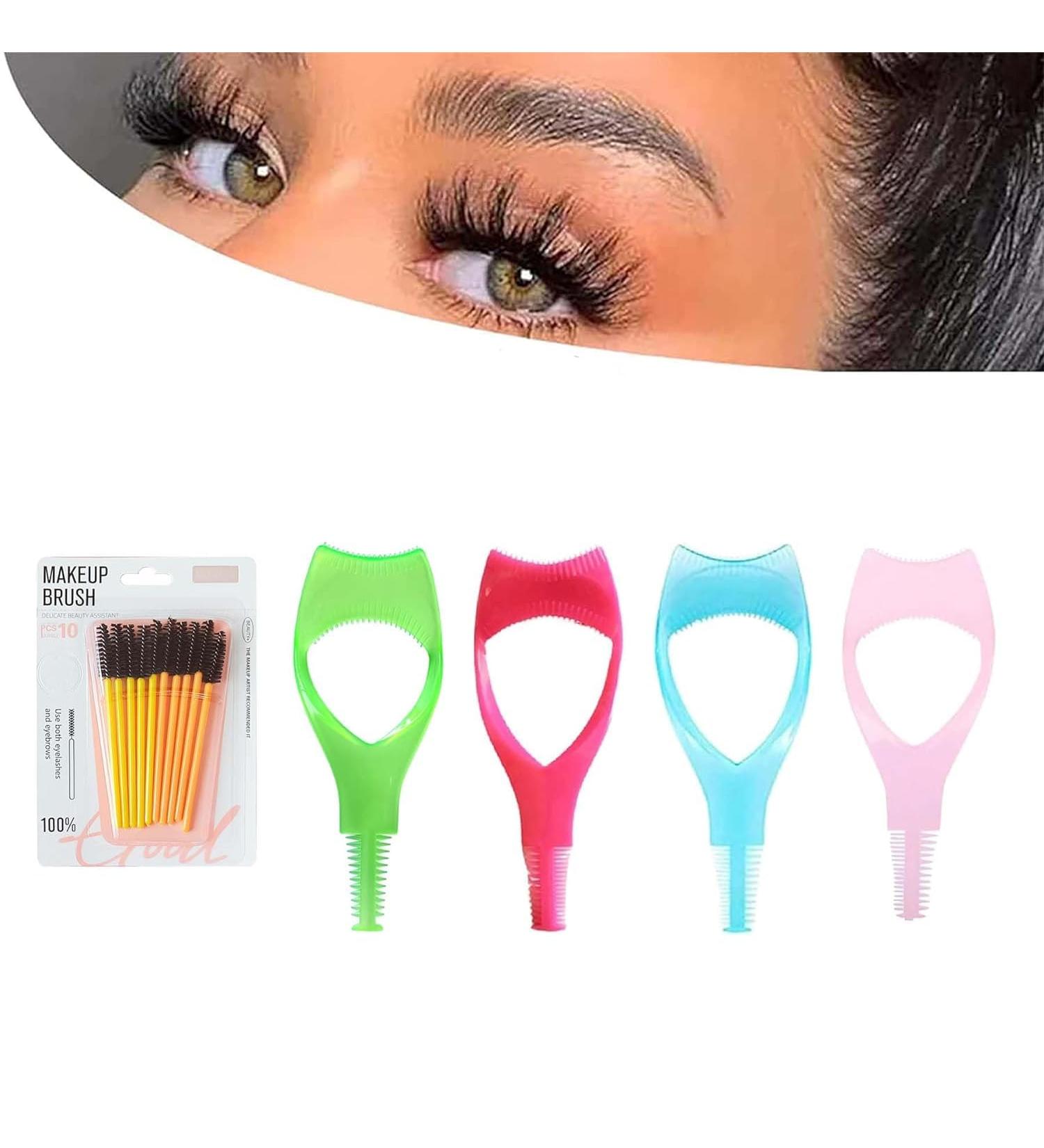 3 in1 Eyelashes Tools Mascara Shield Applicator Guard Eyelash Comb Multifunctional Mascara Shield Applicator Guard for Upper Lower Eye Lash Makeup (Color : 4Pcs Mascara Shield+Eyelash Comb) - Buy Online on GoSupps.com