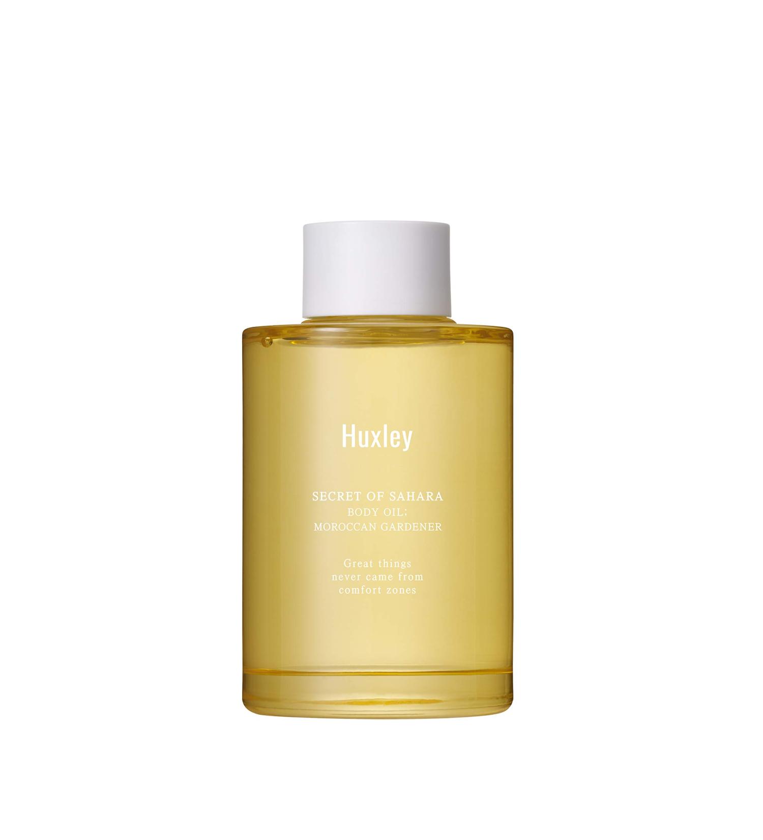 Huxley Secret of Sahara Body Oil - Moroccan Gardener 3.38 fl. oz. | Nourishing Korean Body Oil for Dry Skin - Shop Internationally - Buy Online on GoSupps.com