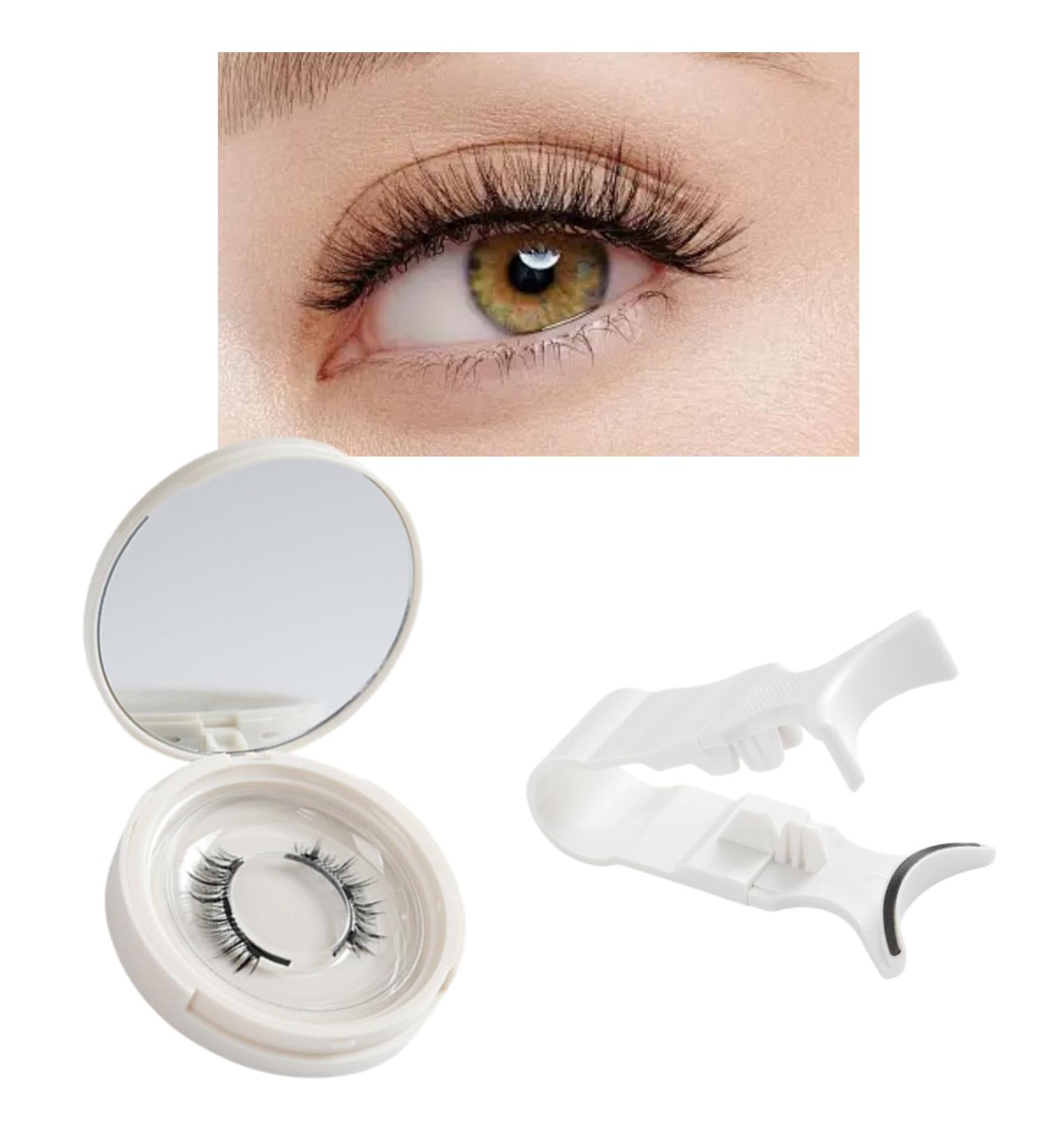 SHEBEEDO Magnetic Eyelashes Natural Look Magnetic Lashes With Applicator False Eyelashes Without Eyeliner Self Adhesive Strip Lashes Reusable Eyelashes Wispy Easy To Install And Disassemble(B10-3) - Buy Online on GoSupps.com