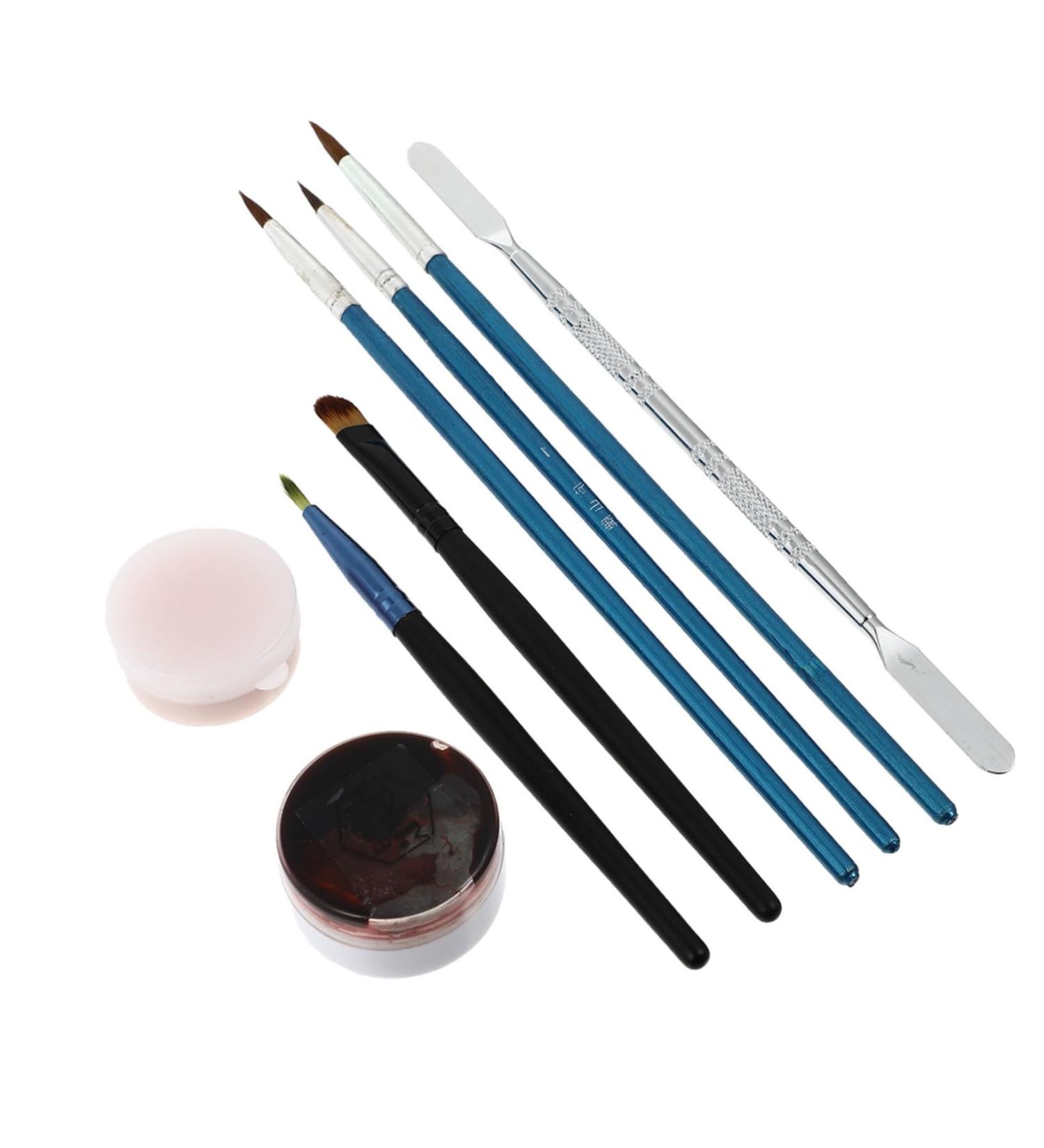 Angoily Halloween Scar Cream Oil Makeup Kit - Fake Wound Scar Wax & Blood for Zombie Cosplay - Perfect for Halloween Festivals | International Shipping Available - Buy Online on GoSupps.com
