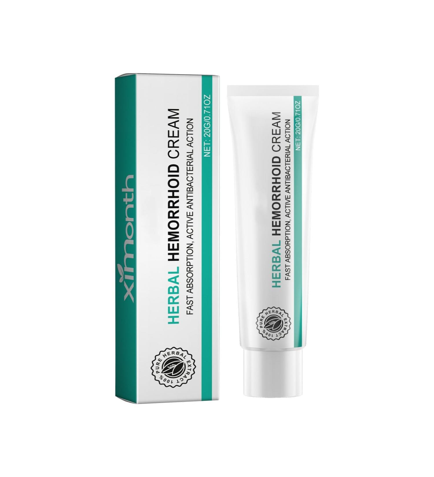 Hemorrhoid Cream Herbal Hemorrhoids Cream Relieve Itching and Swelling Around The Anus to Break Hemorrhoids Inside and Outside Mixed Meat Ball Sores Apply Anal Relief Cream for Men and Women