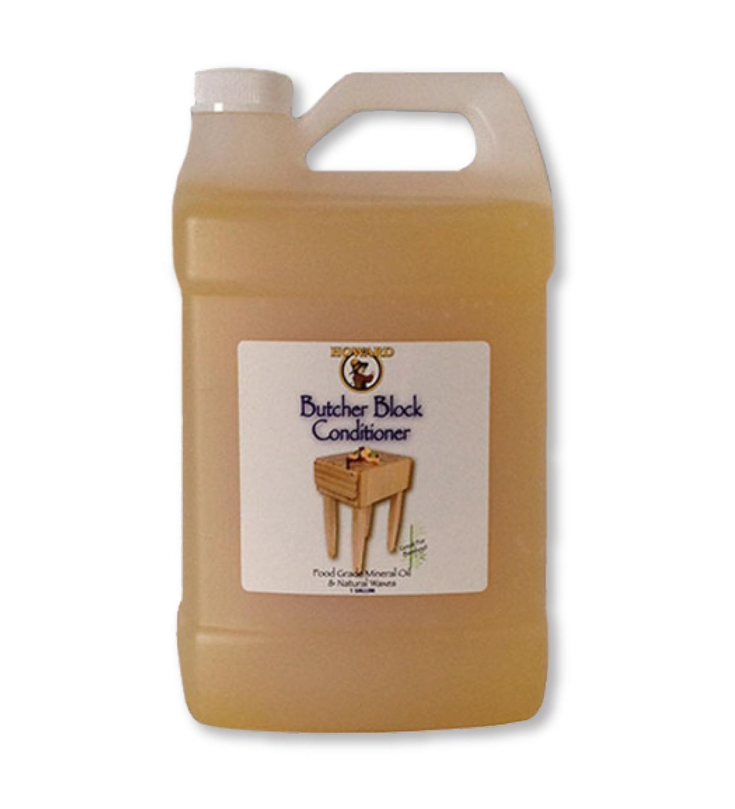 Howard Butcher Block Conditioner - Food Grade Enriched with Orange Oils & Vitamin E | 1 Gallon Cutting Board Oil & Mineral Oil for Cutting Boards | Best International Shipping - Buy Online on GoSupps.com