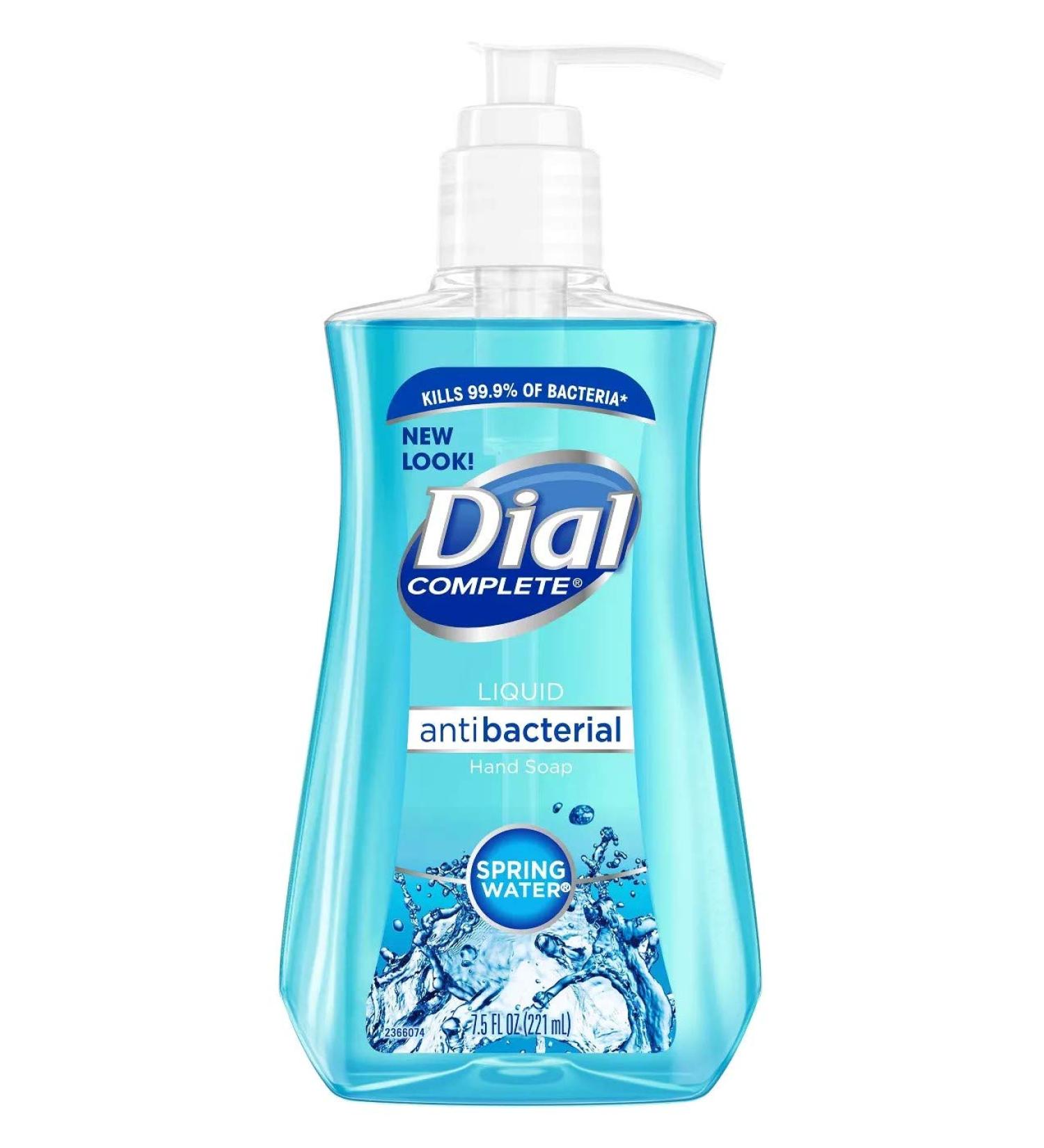 Dial Liquid Hand Soap Spring Water 7.5 Ounce (2 Pack)