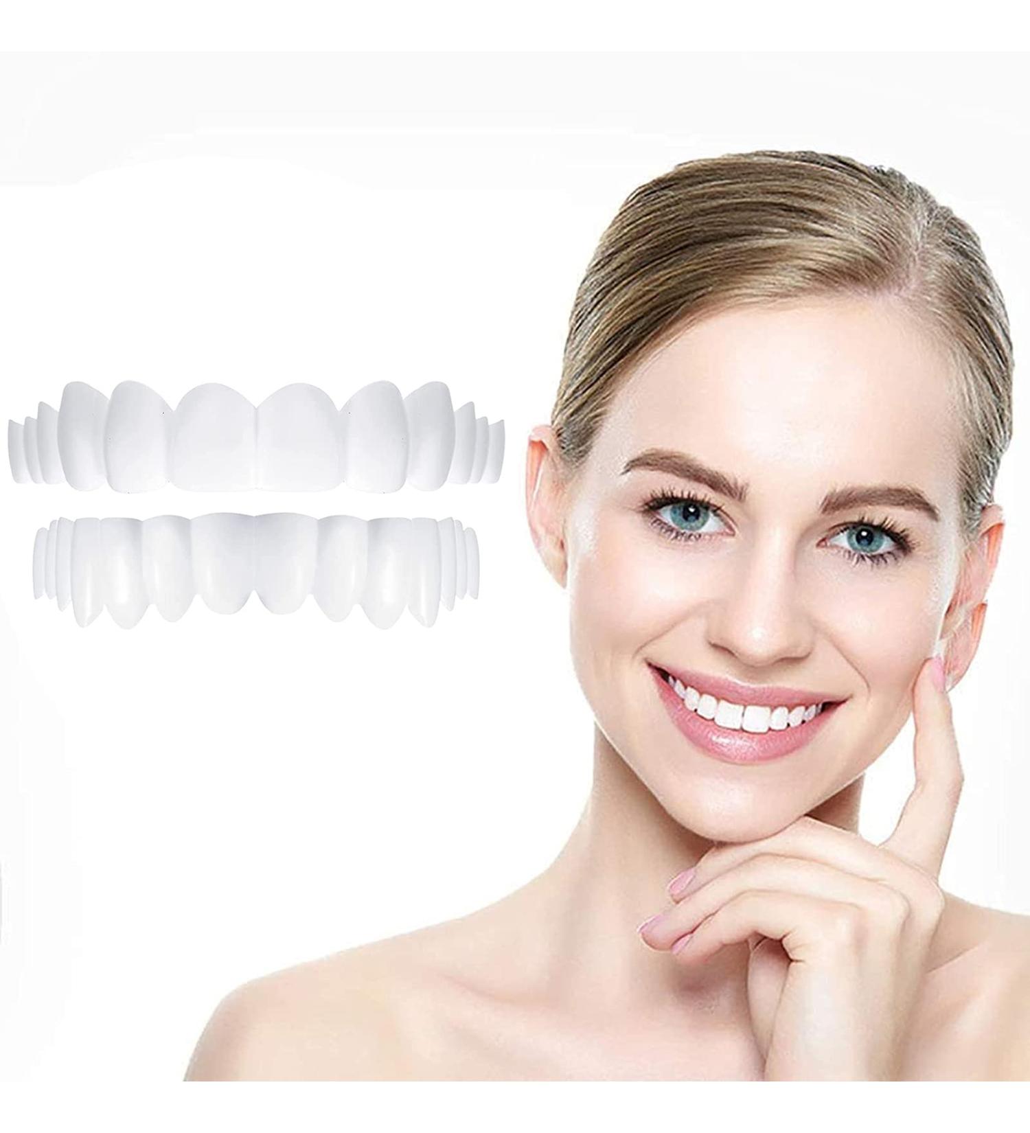 BrightViee Cosmetic Veneers - Instant Teeth Veneers for Men & Women | Provisional Dentures & Temporary Prostheses for Ultimate Tooth Whitening - Buy Online on GoSupps.com