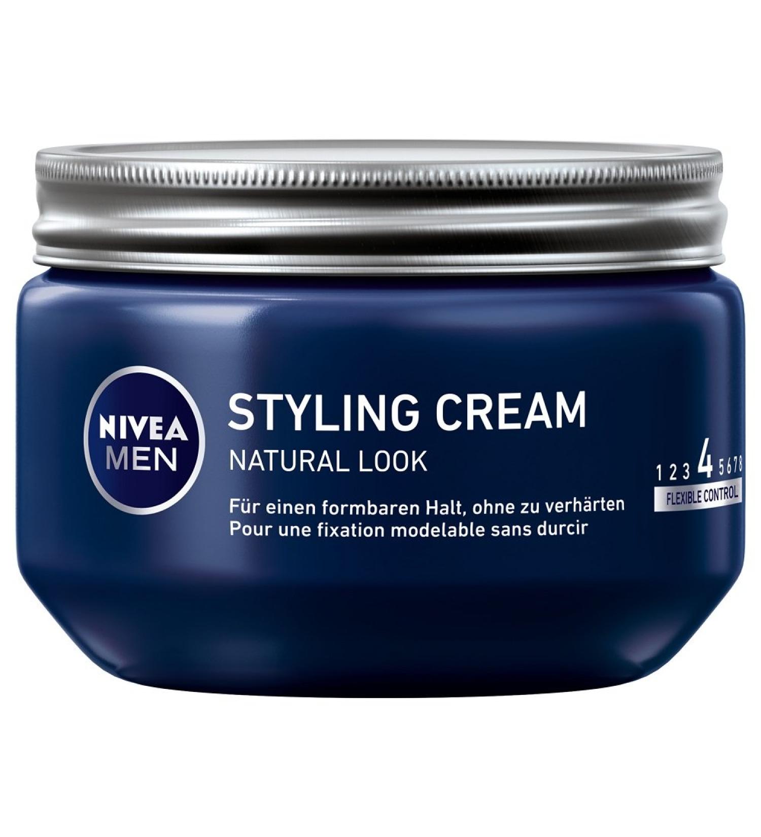 Nivea Men Styling Cream 3 Pack (3 x 150ml) - Flexible Hair Gel for Natural Look & Fashionable Hold - Buy Online on GoSupps.com