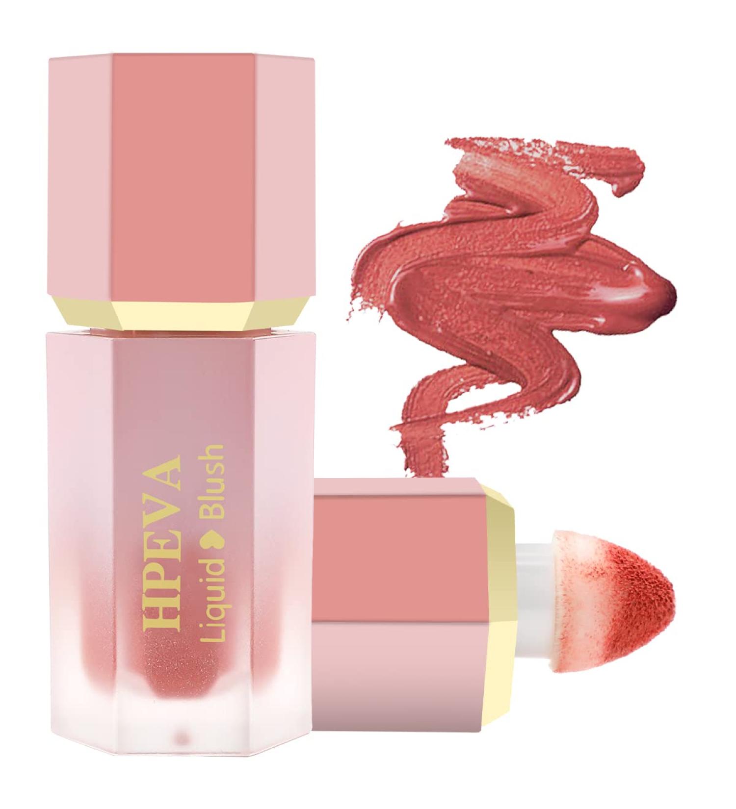 Matte Liquid Blush for Cheeks - Long-Lasting Hypoallergenic Formula in Lucky (03) Shade - Ideal for Mature and Dark Skin Tones - Buy Online on GoSupps.com