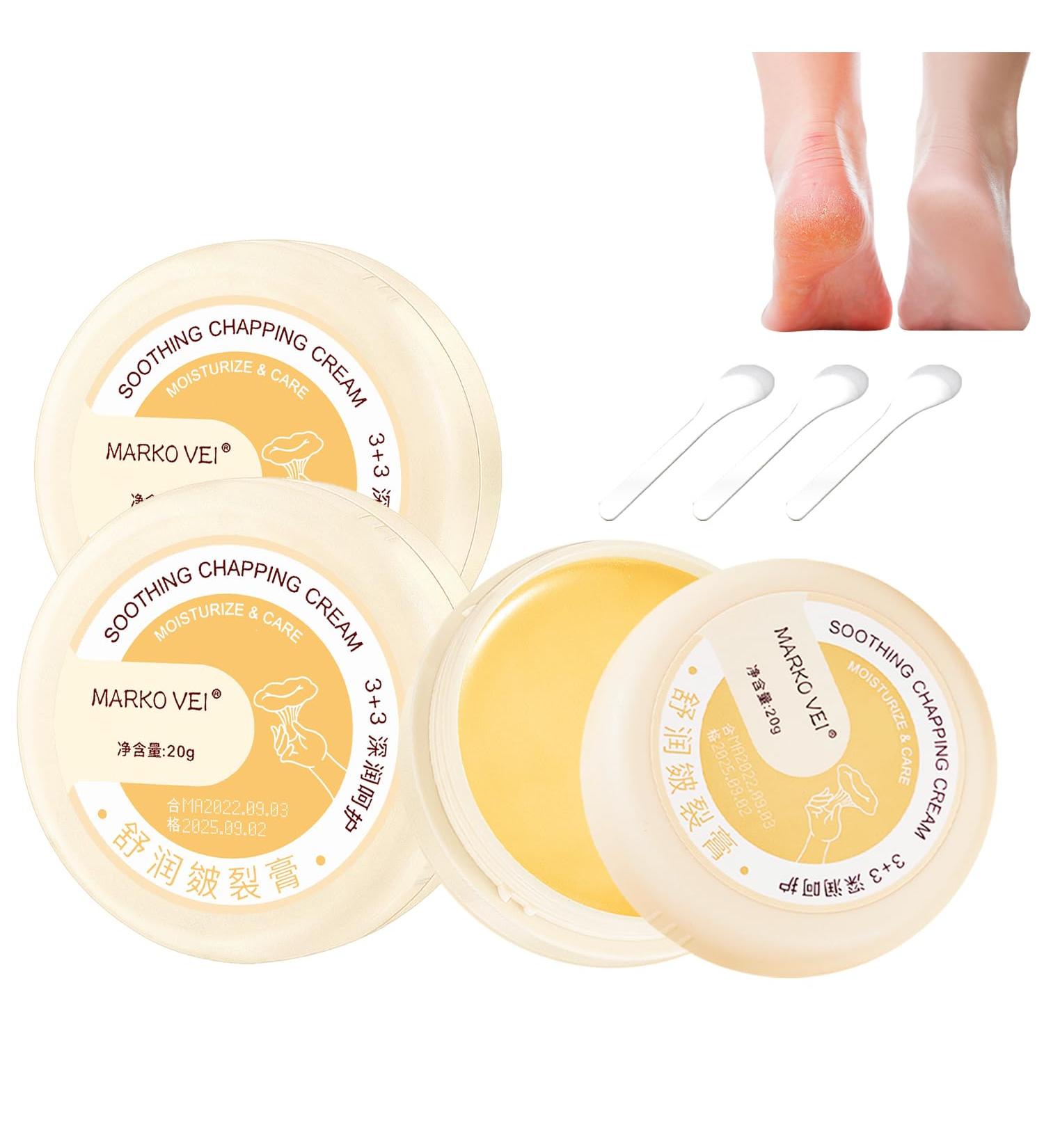 3 Pack Cracked Skin Repair Cream Anti Chapping Cream for Winter Skin Winter Cracked Hand & Foot Cream Dry Foot Ointment Cream Heel Cracks - Buy Online on GoSupps.com