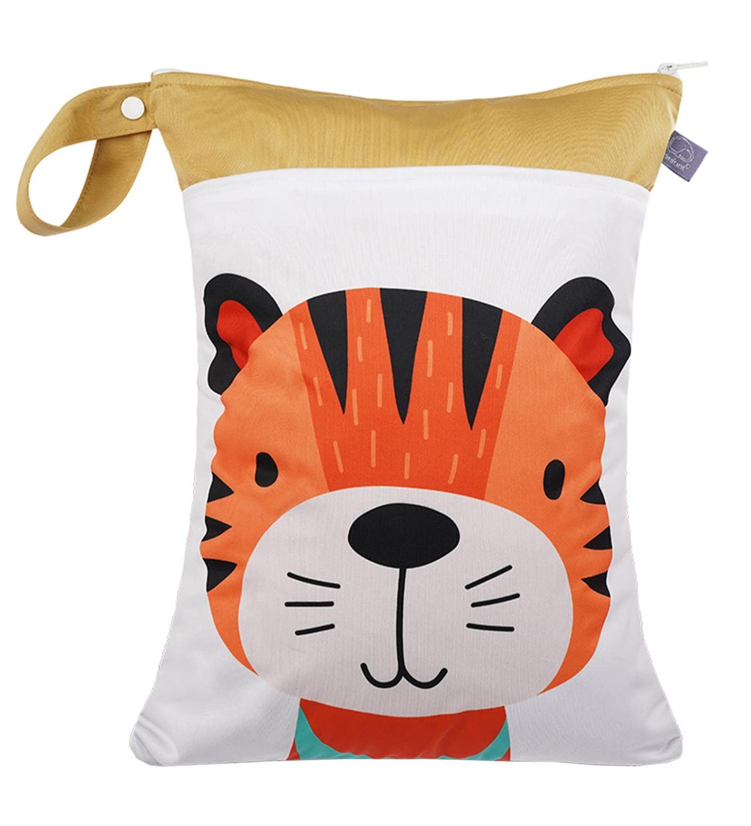 SEAUR Large Dry Wet Bag - Reusable Zippered Baby Diaper Bag for Kindergarten & Travel - 30x40cm Cultural Bag for Swimming & Gym - Buy Online on GoSupps.com