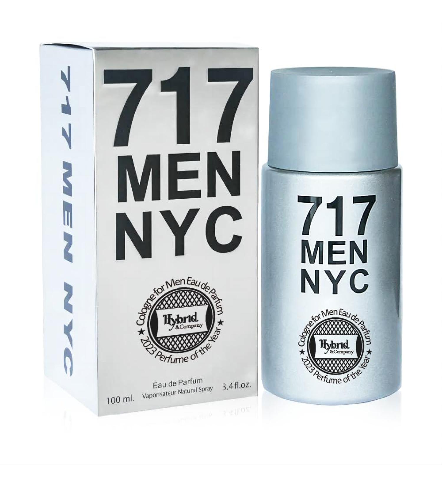 Hybrid & Company 717 Men Nyc Toilette Masculine Scent Natural Sprayt 3.4 Fl Oz