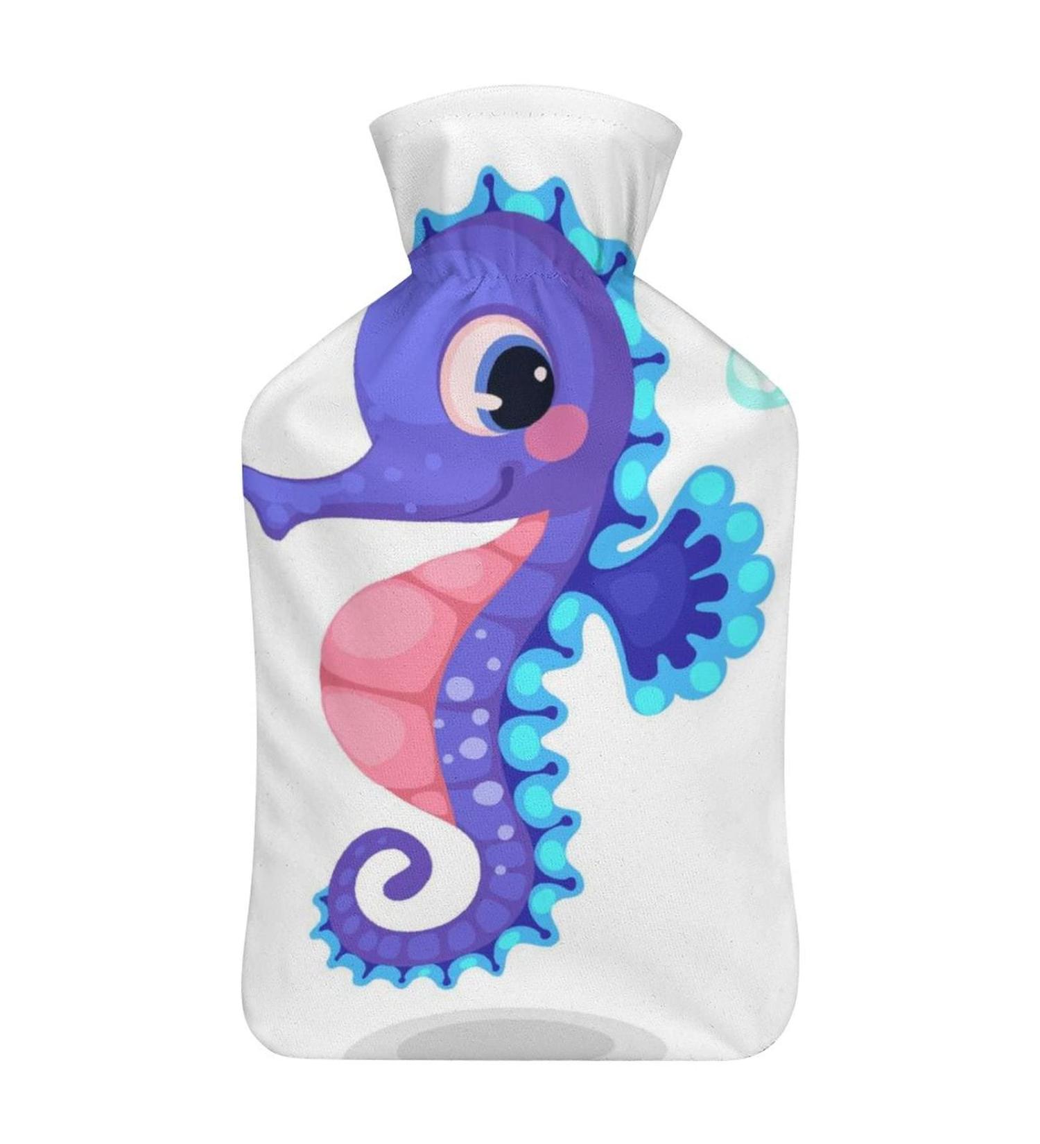 Buy Hippo Hot Water Bottle with Plush Cover - Ideal Bed Warmer for Adults & Kids | 26.5x15.3cm - Fast International Shipping - Buy Online on GoSupps.com