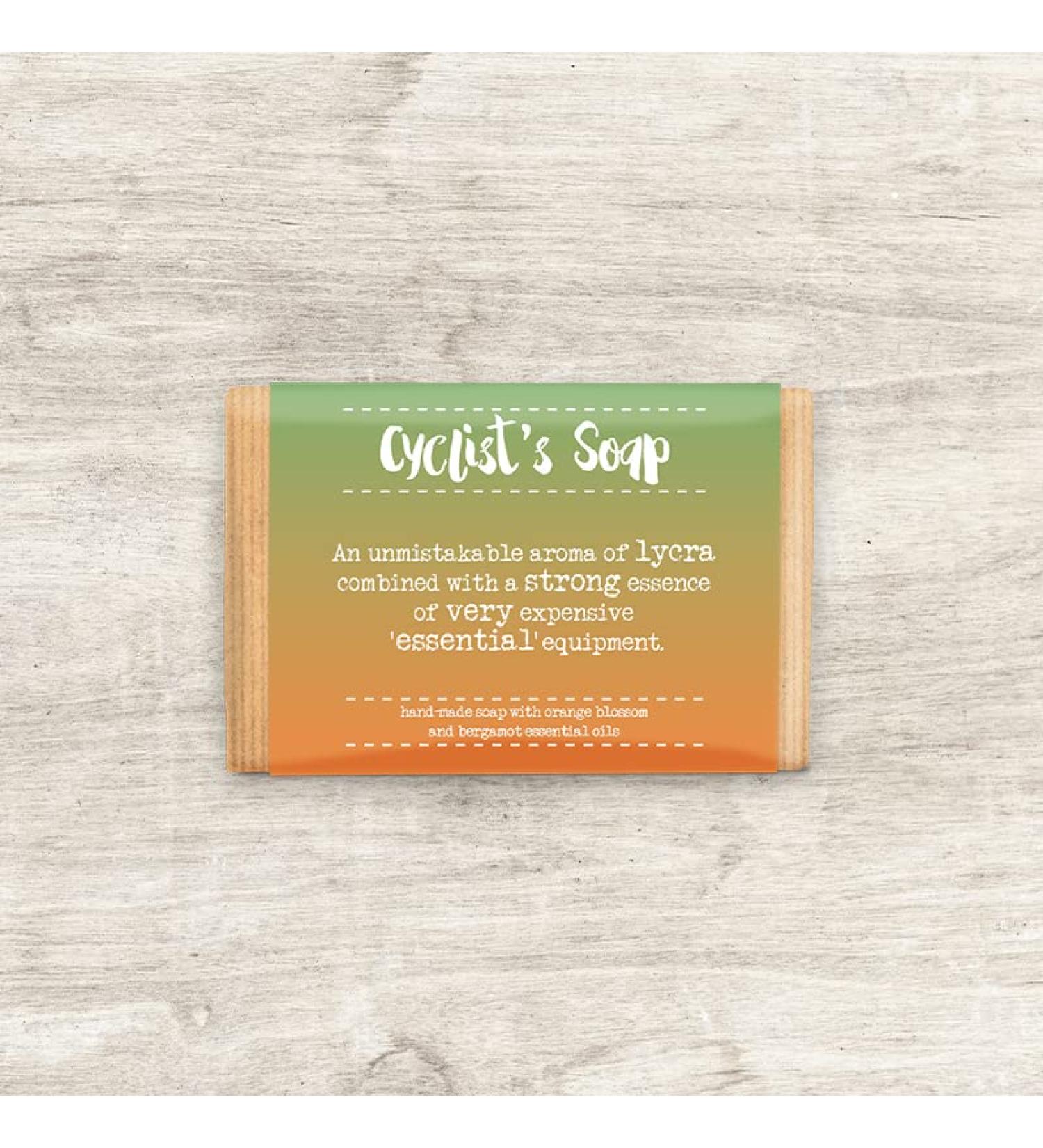 Funny Cyclists Hand Made Soap Bar - 100% Natural and Cruelty Free Vegan Soap