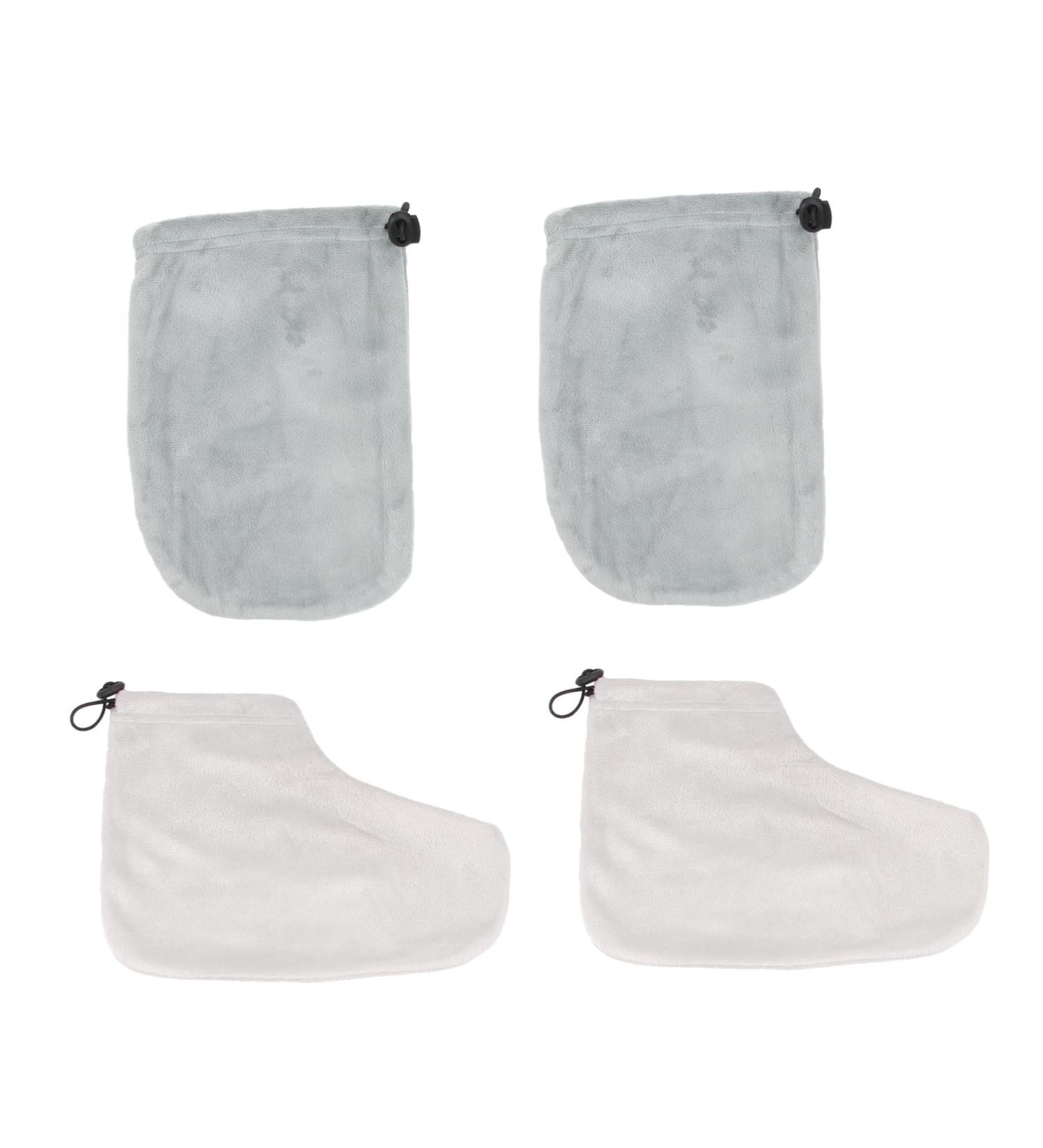 2paires Et Couverture De Paraffine Ensemble De Couvre- Pour Soins Des Mains Pour Spa Beaut gris - Buy Online on GoSupps.com