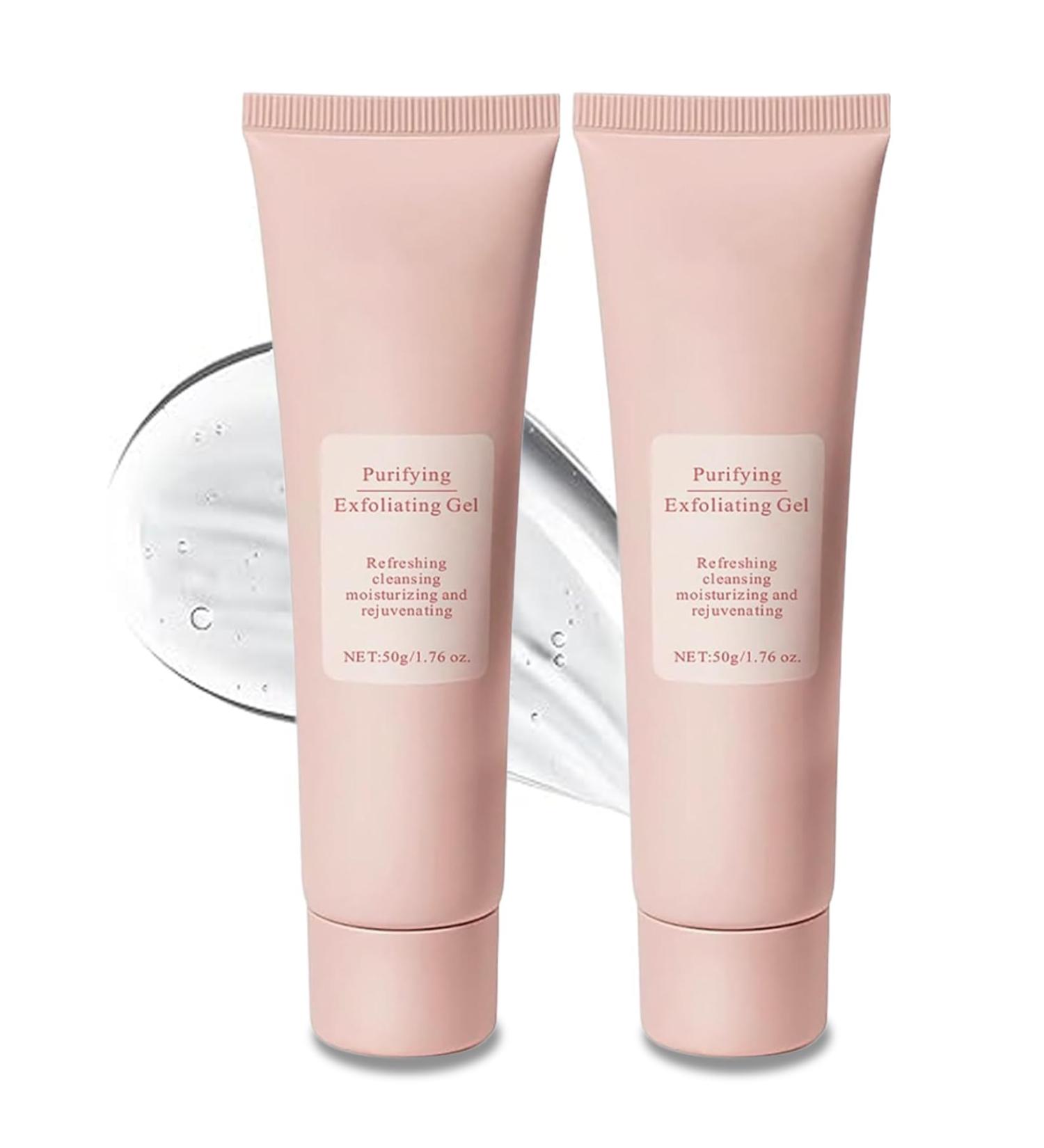 2PC Purifying Exfoliating Gel Purifying Enzymes Exfoliating Gel exfoliant visage Gels exfoliant aux enzymes purifiante peeling visage Gommage visage et corps pour un teint clatant - Buy Online on GoSupps.com