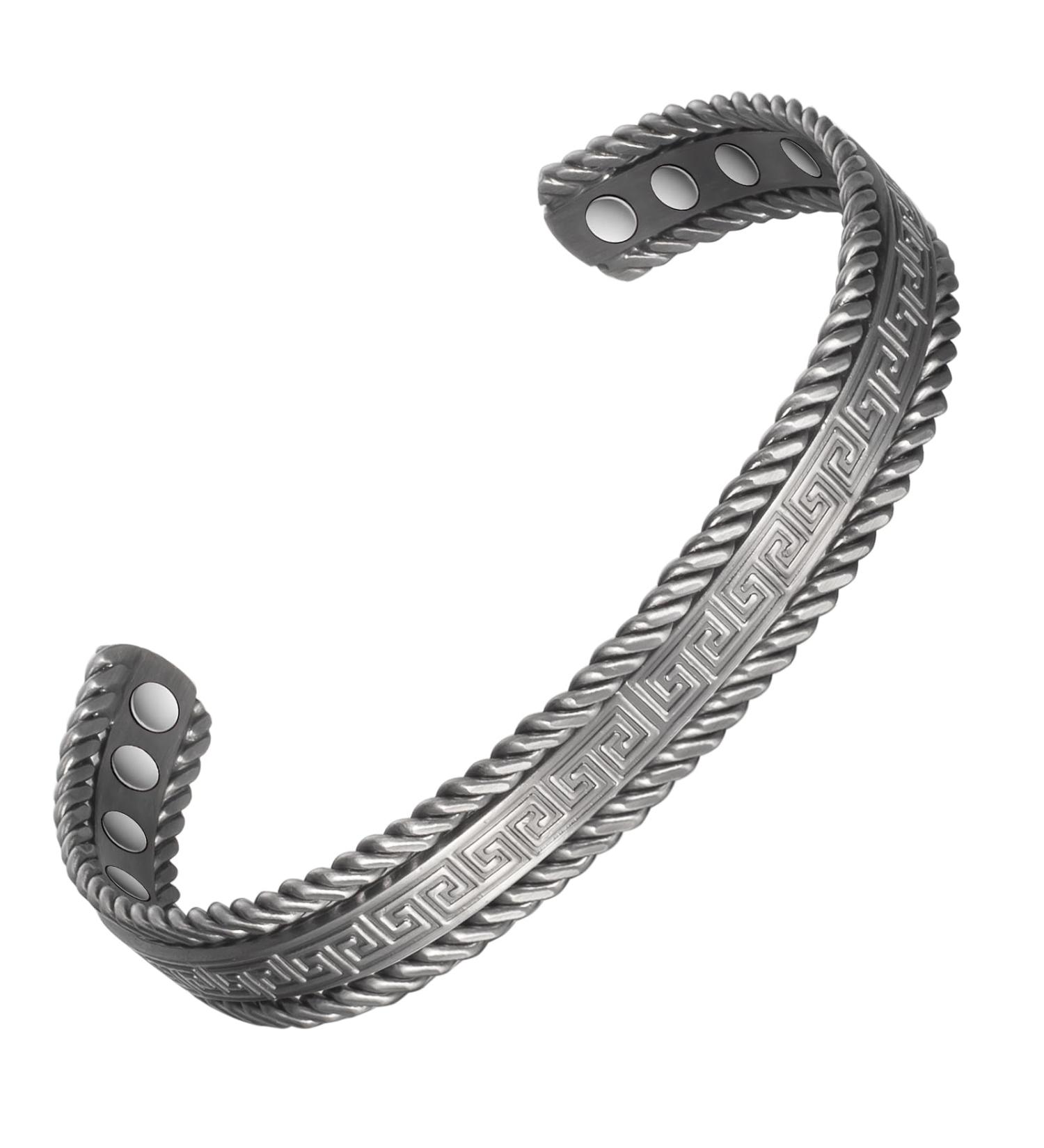 Shop Adjustable Copper Bracelets for Men & Women - Pure Copper Magnetic Jewelry Retro Fashion Gift - Buy Online on GoSupps.com