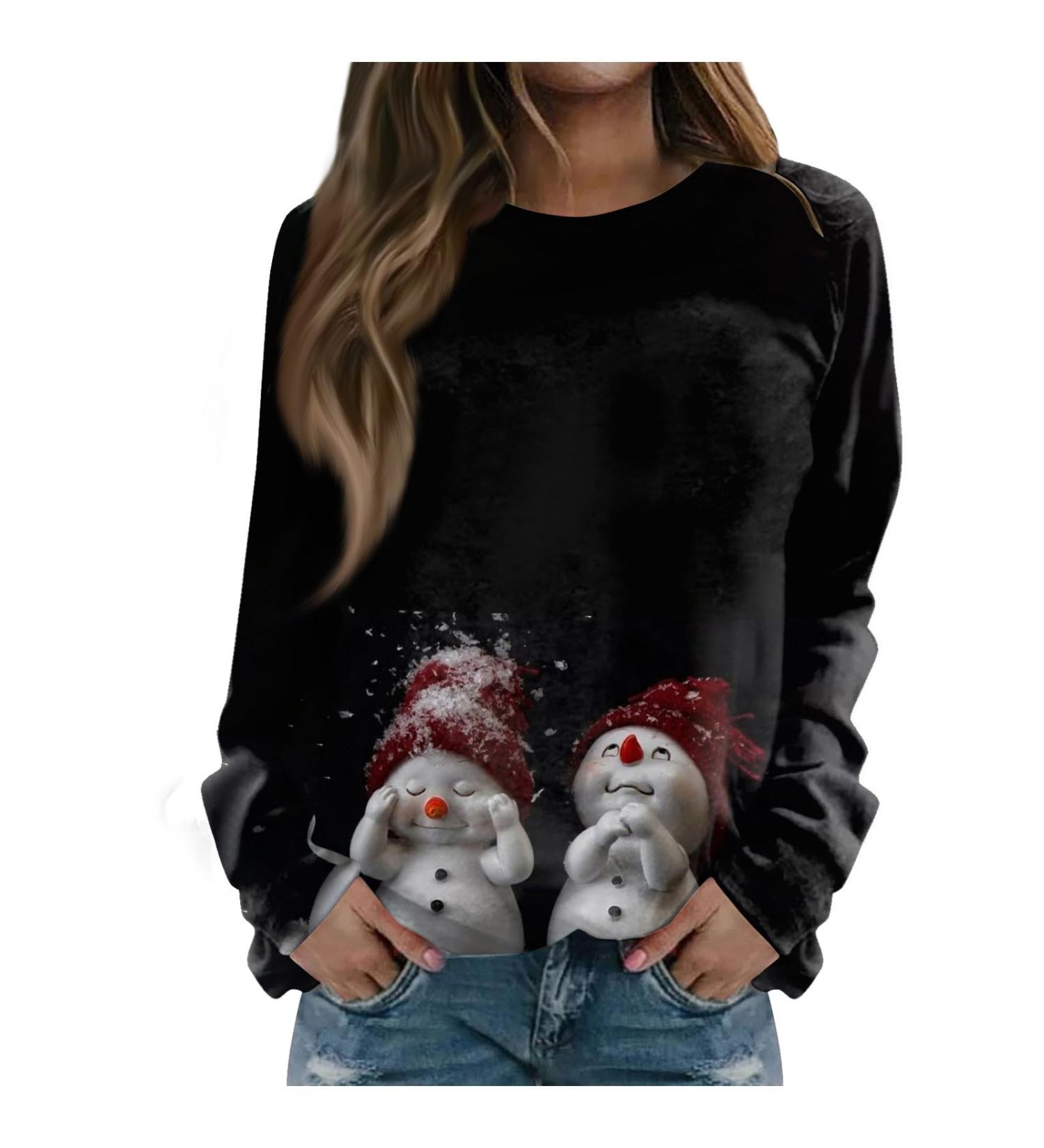 Women s Santa Claus Sweater | Ugly Christmas Top & Printed Festive Sweatshirt 3XL - Buy Online on GoSupps.com
