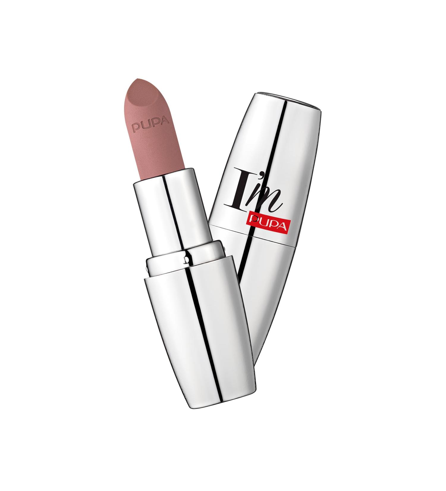 Pupa I Am Matte Pure Colour Lipstick - 010 Delicate Nude Milano for Women - 0.123 oz Lipstick 010 Delicate Nude 0.12 Ounce (Pack of 1)
