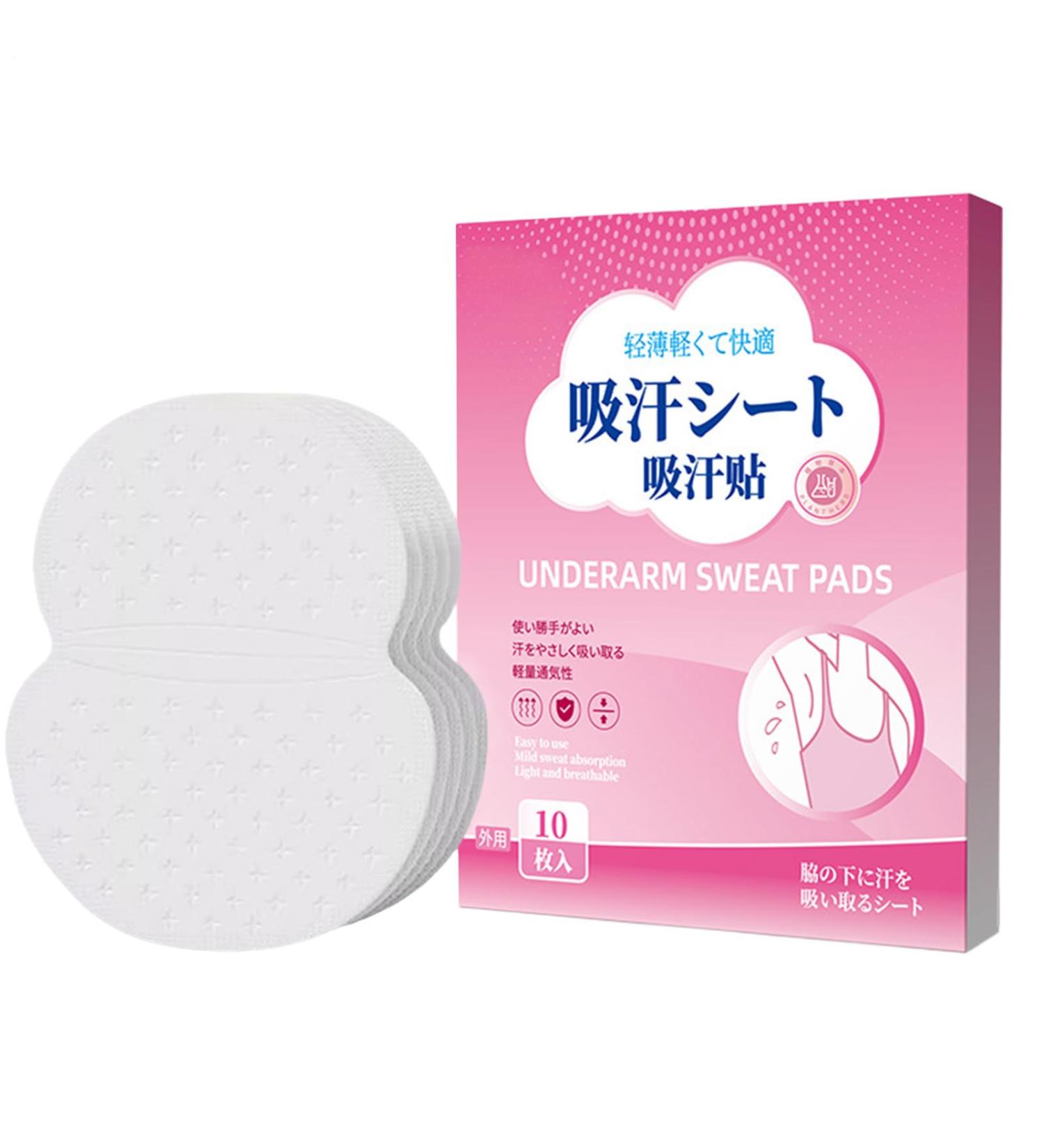  Duroecsain Underarm pads | 10 self-adhesive underarm sweat strips | Thin stickers and protective clothing stickers control odor for women and men - Buy Online on GoSupps.com