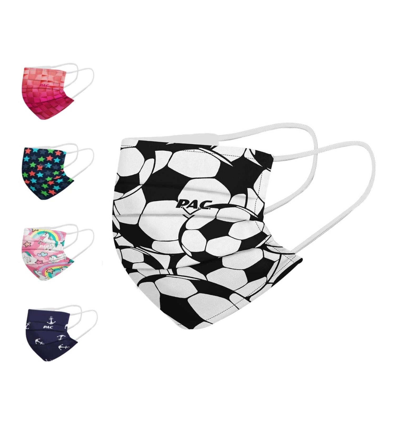 P.A.C.Kids Premium Soccer Mask | Washable & Reusable Oral & Nose Mask | Oeko-Tex 100 | Easy to Use with Filter Bag | International Shipping Available - Buy Online on GoSupps.com