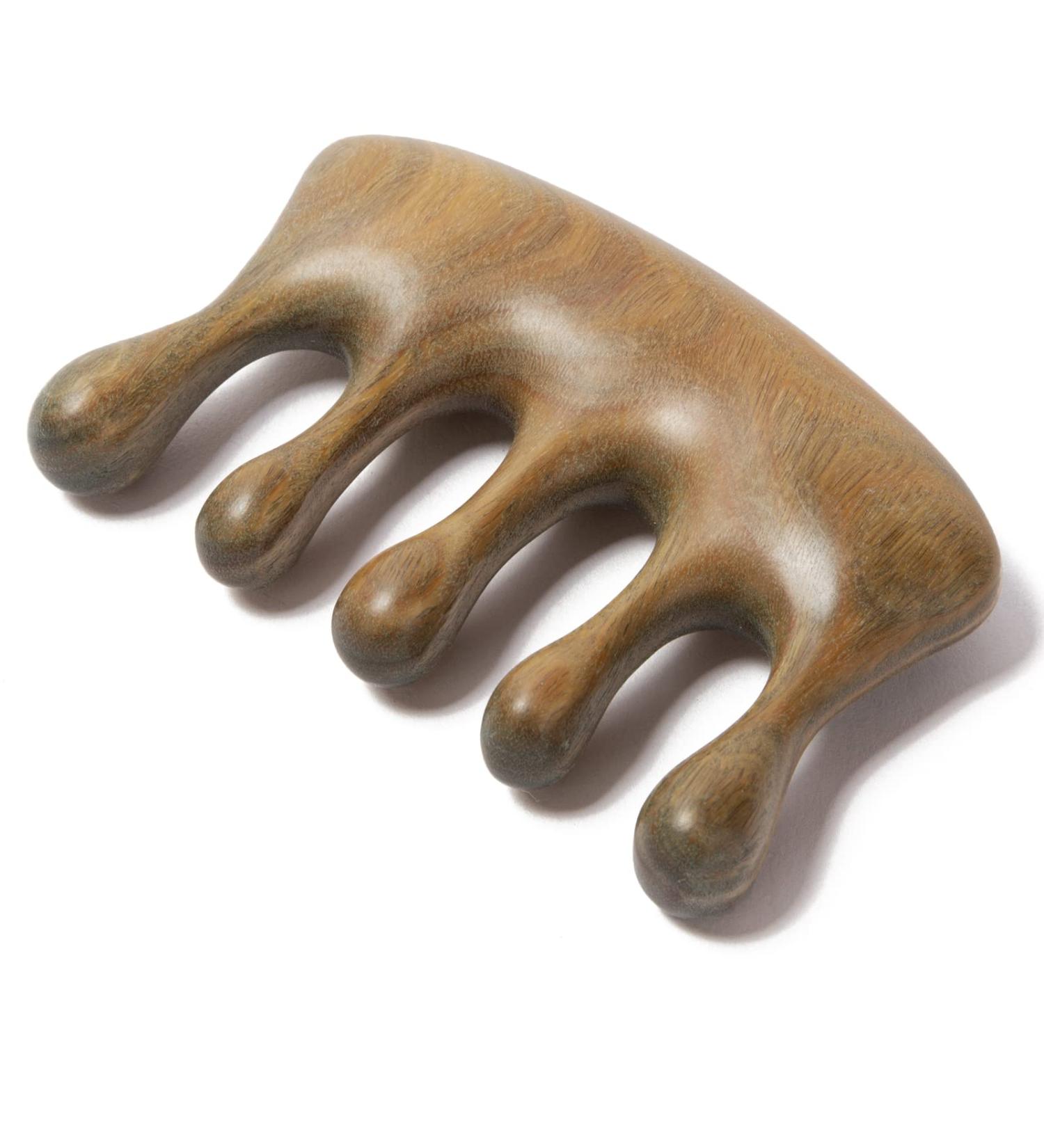 Moreinday Handmade Sandalwood Massage Comb Gift for Women - Scalp Massager & Lucky Wooden Comb 01 - Buy Online on GoSupps.com
