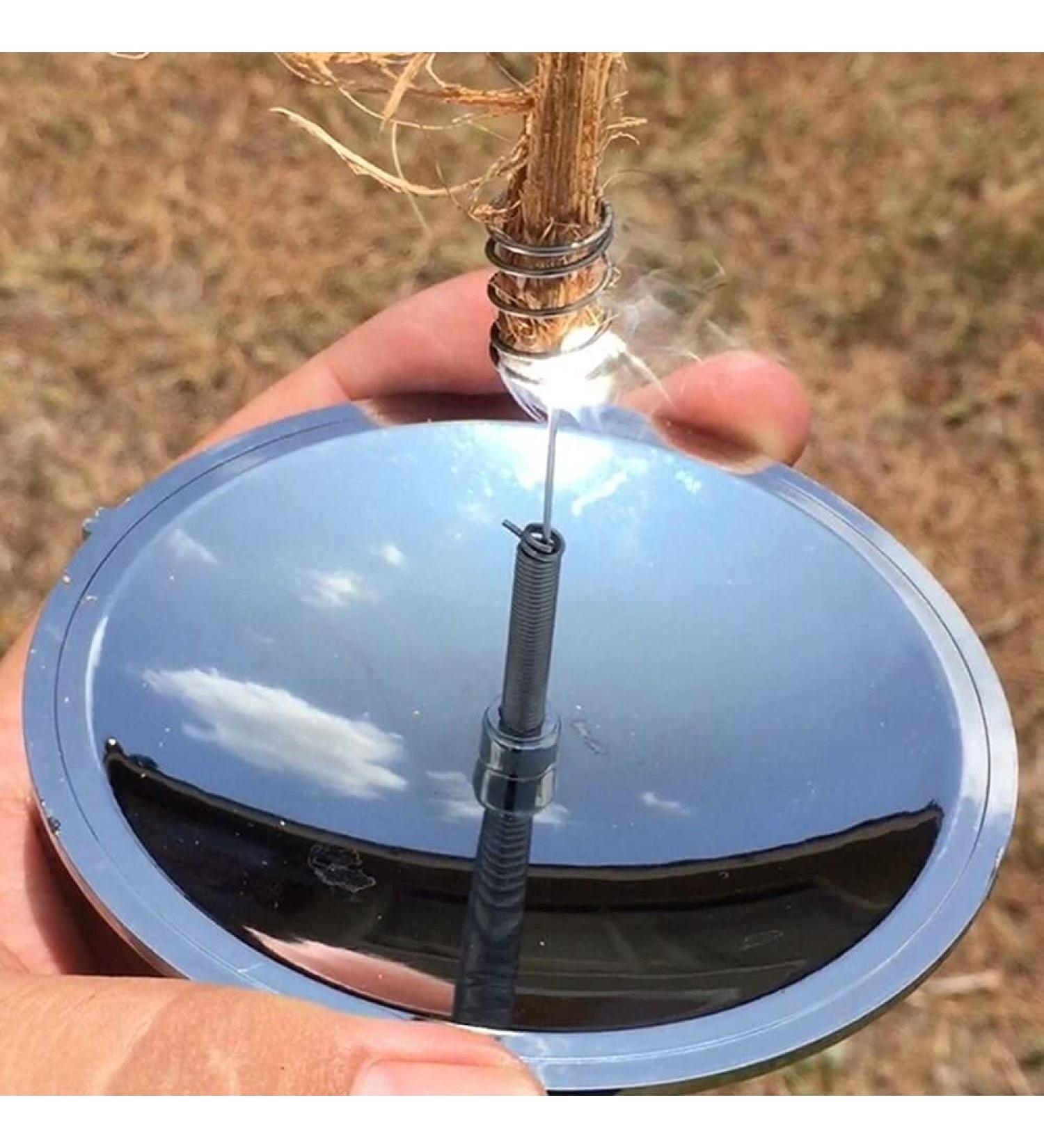 Camping Solar Spark Lighter - Windproof Fire Starter for Survival, Emergency, Outdoor Activities - Buy Online on GoSupps.com