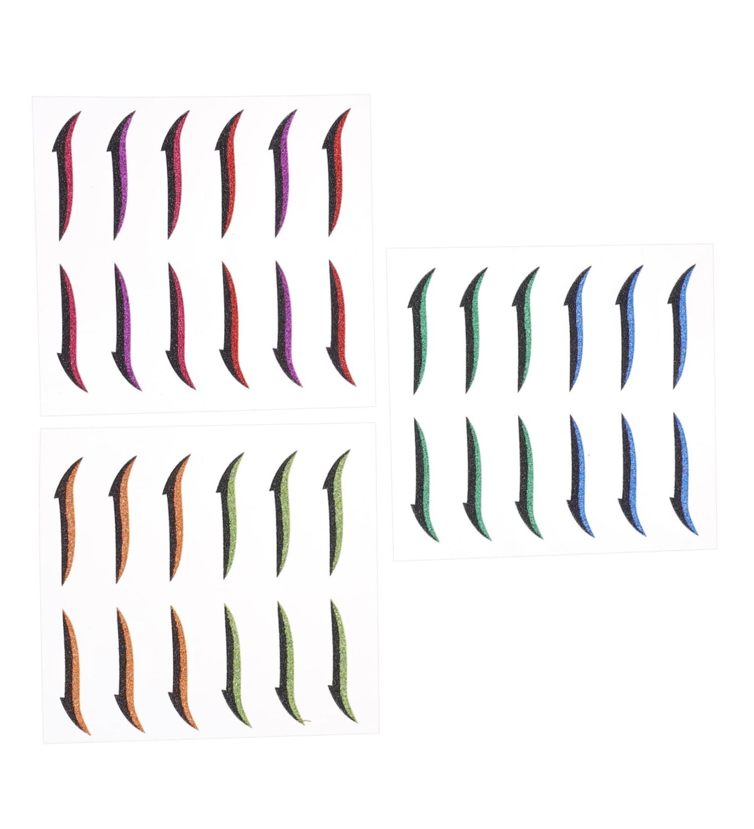 FOMIYES 18 Pairs Anti Sweat Eyeliner Waterproof Tape Self- Adhesive Eye Line Strip Eyeliner Sticker Tool Man 9x10cm As Shown 1 - Buy Online on GoSupps.com