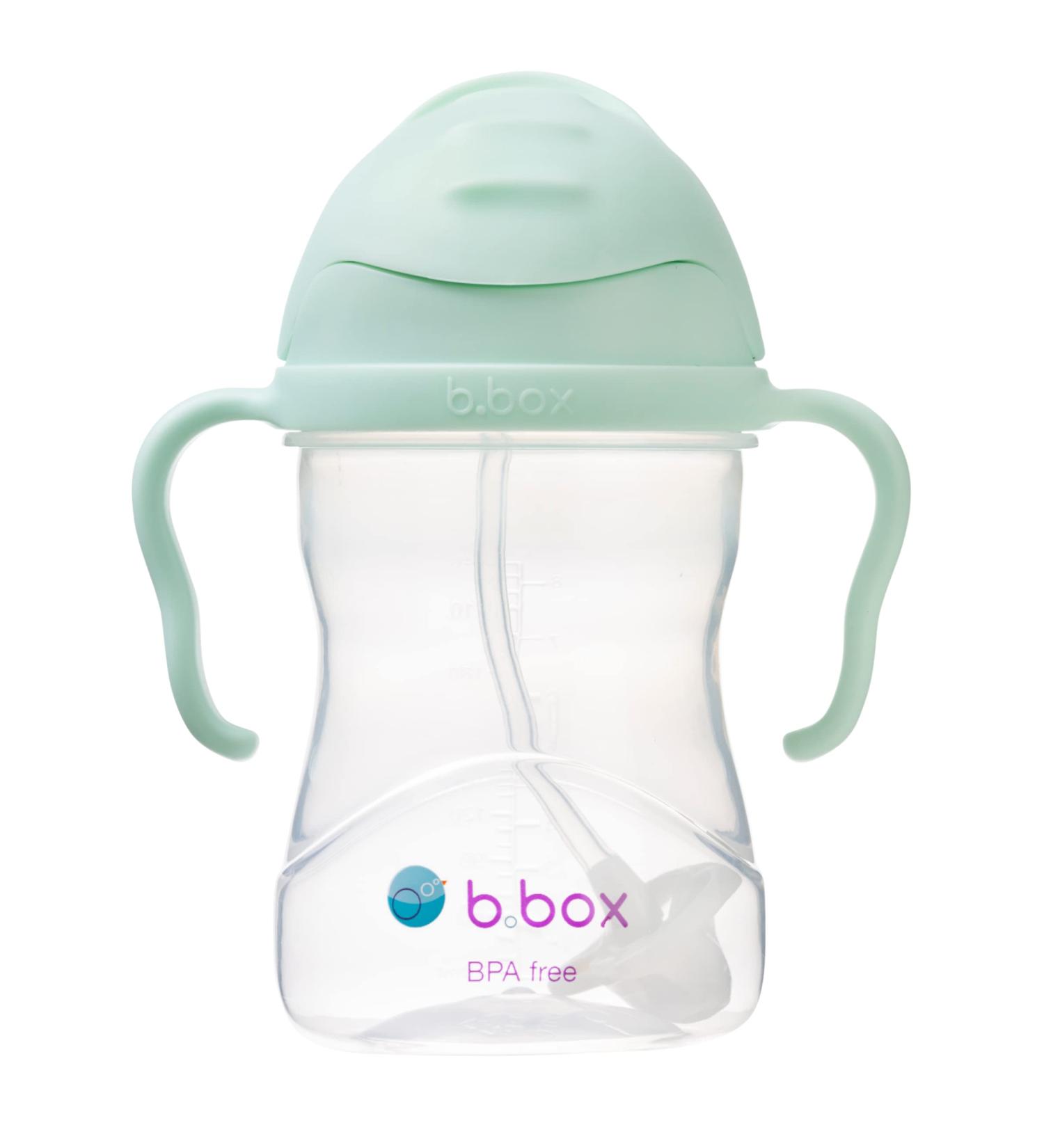 b.box Sippy Cup 8oz - Pistachio Green | Baby Straw Cup with Weighted Straw, Easy-Grip Handles | 6m - Buy Online on GoSupps.com