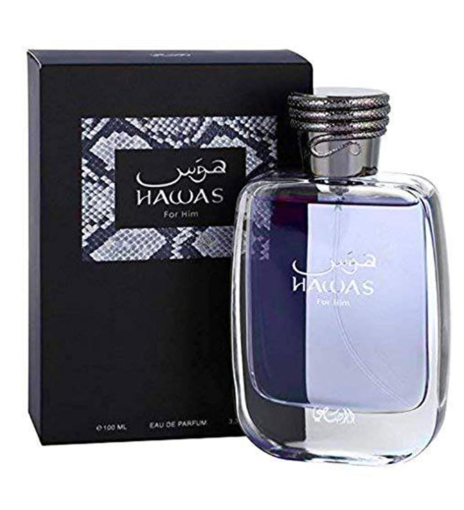 Hawas for Men Eau de Parfum Spray 3.33 Ounce (100ml) | Pack of 1 | Captivating and Bold Fragrance for the Modern Man