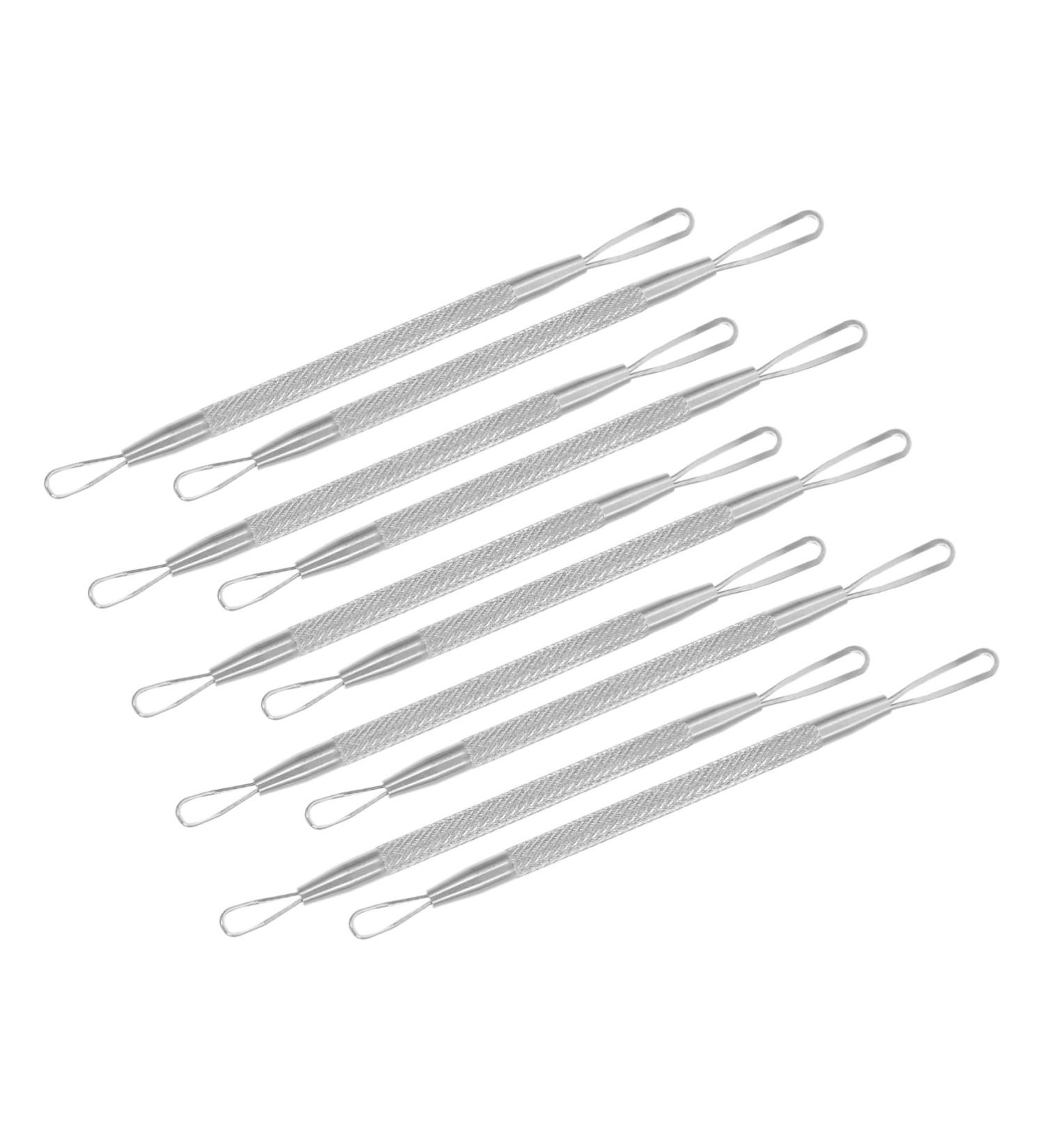 BIUDECO 7pcs Double-headed Extrusion Ring Cleaning Kits Comedone Extractors Pimple Tool Pore Stainless Steel - Buy Online on GoSupps.com