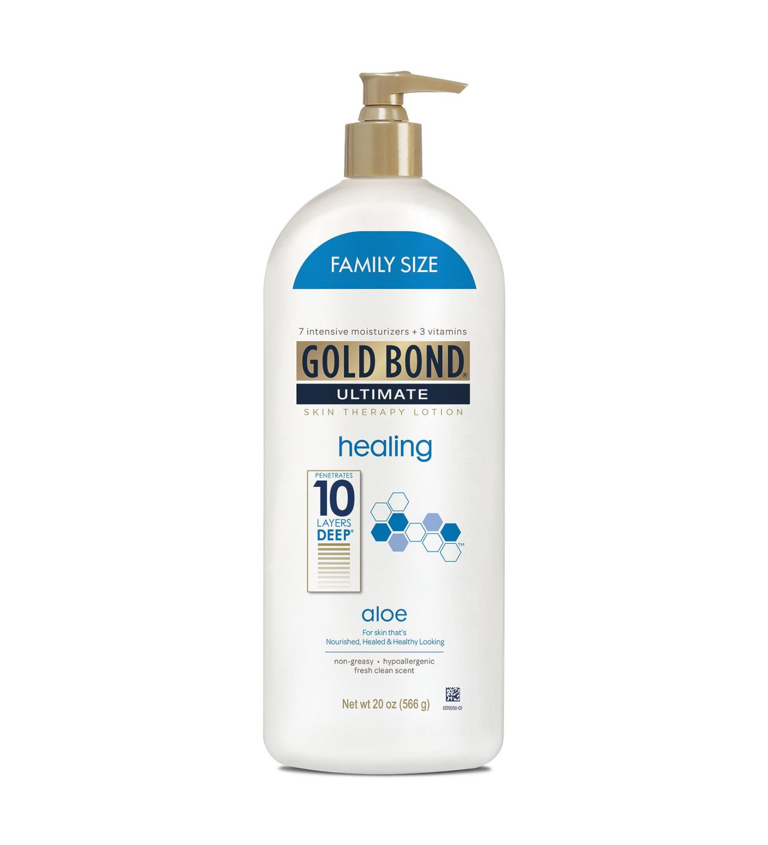 Gold Bond Ultimate Healing Skin Therapy Lotion Family Size  Aloe  20 Ounce