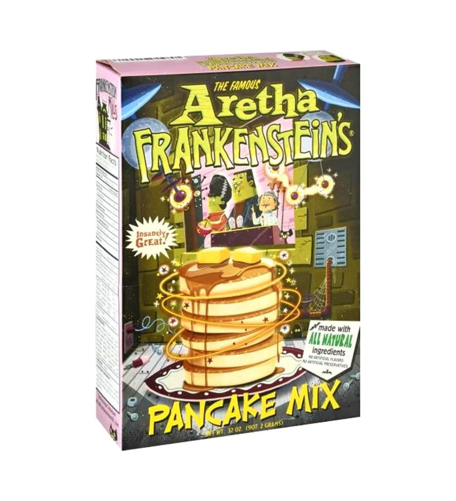 Aretha Frankenstein's Insanely Great Pancake Mix - 32 Oz Box - Original 2 lb Pancake Mix - Buy Online on GoSupps.com